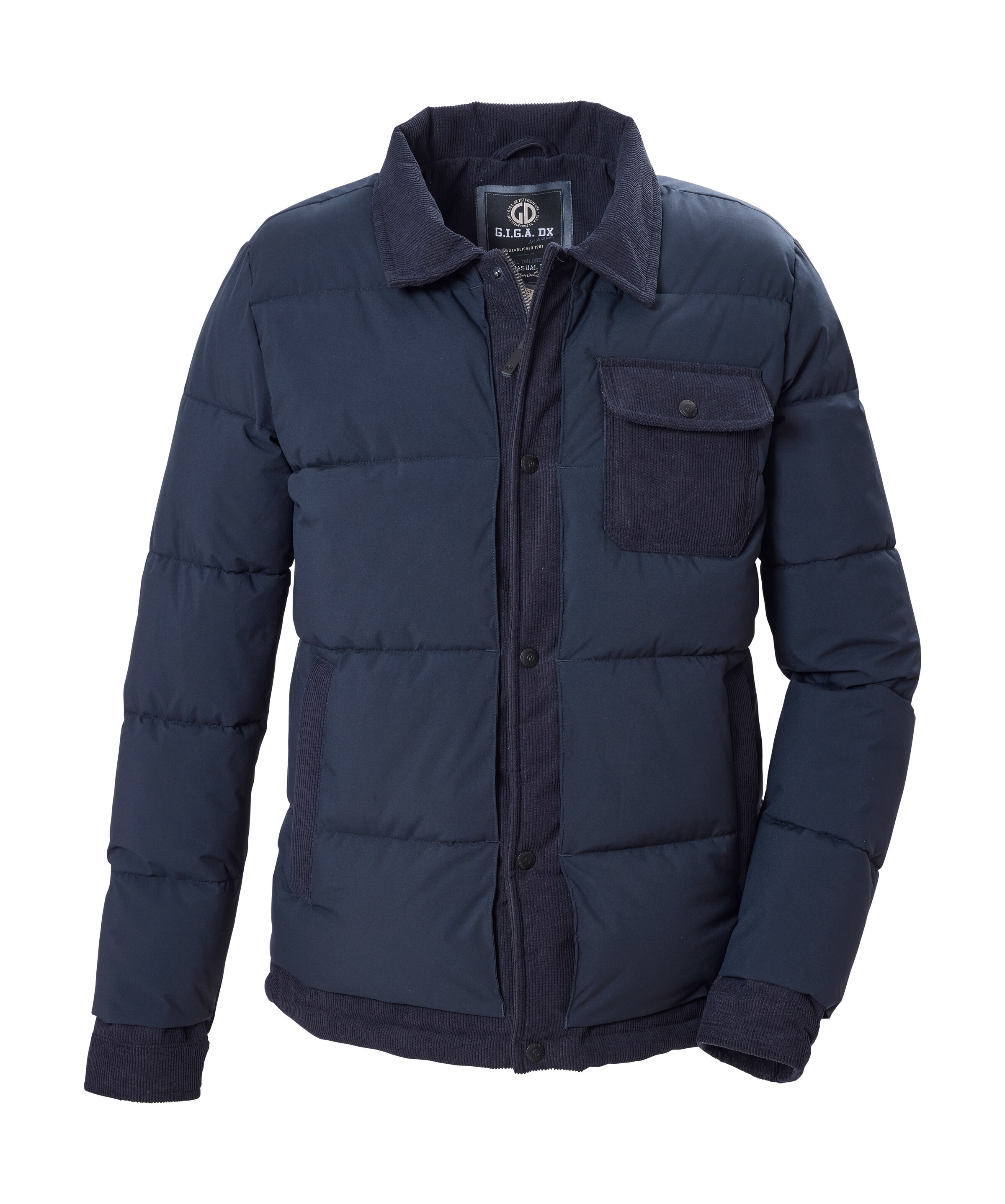G.I.G.A. DX by killtec Steppjacke "GW 2 MN QLTD JCKT" Leichte, winddichte Steppjacke mit Hemdoptik und Stauraum