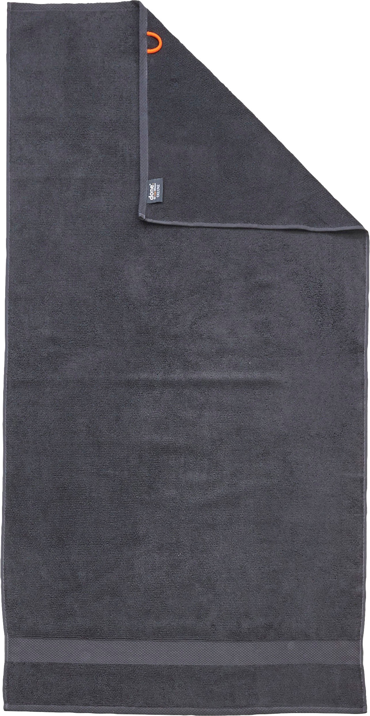 done.® Badetücher »Deluxe«, (2 St., 2er Set Duschtücher 70 x 140 cm), 2-tlg., Uni Farben, Hotelqualität aus hochwertigem Zwirnfrottier
