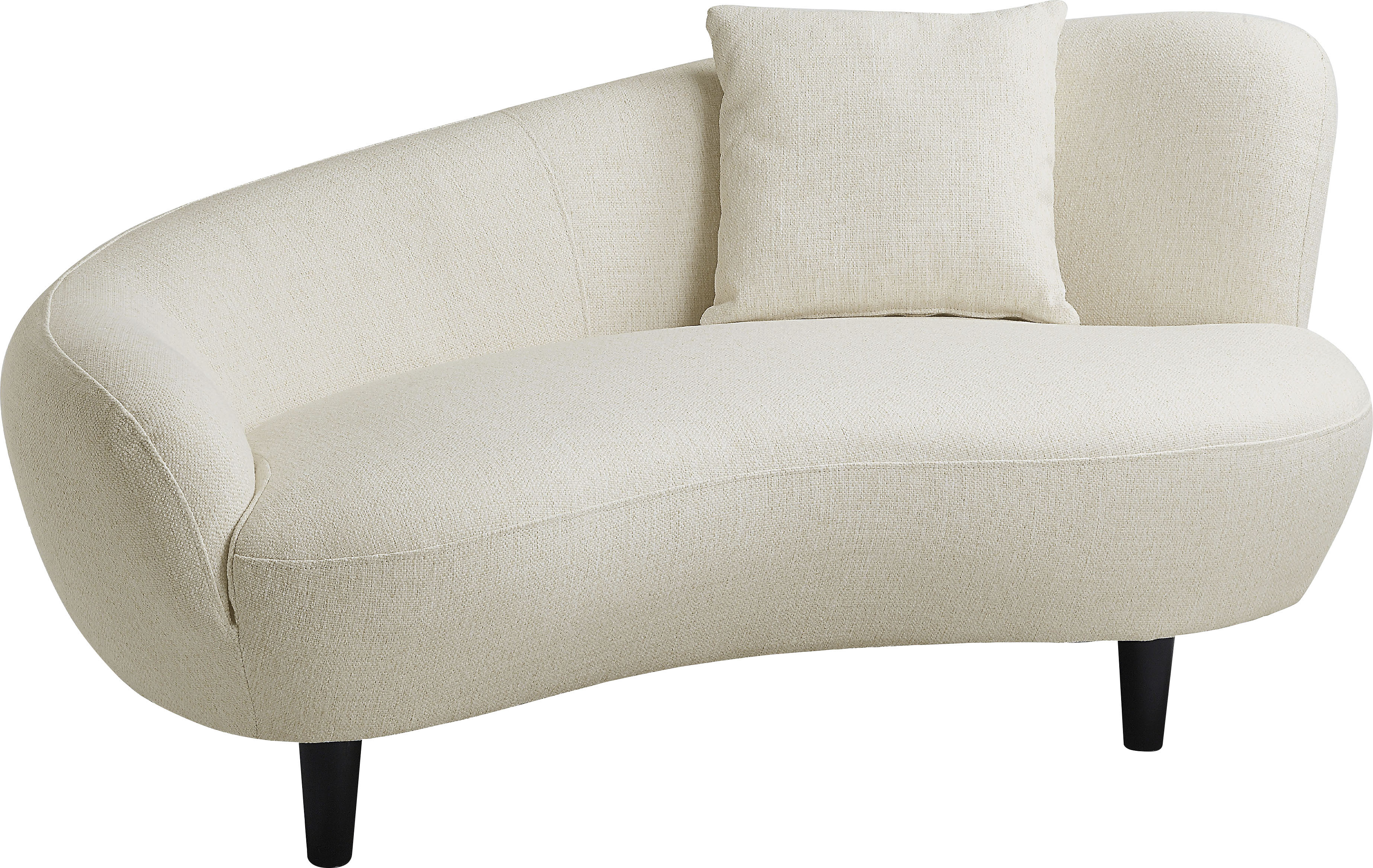 OTTO home Chaiselongue "Olivia" Nierenform-Sofa mit Zierkissen im Originalbezug
