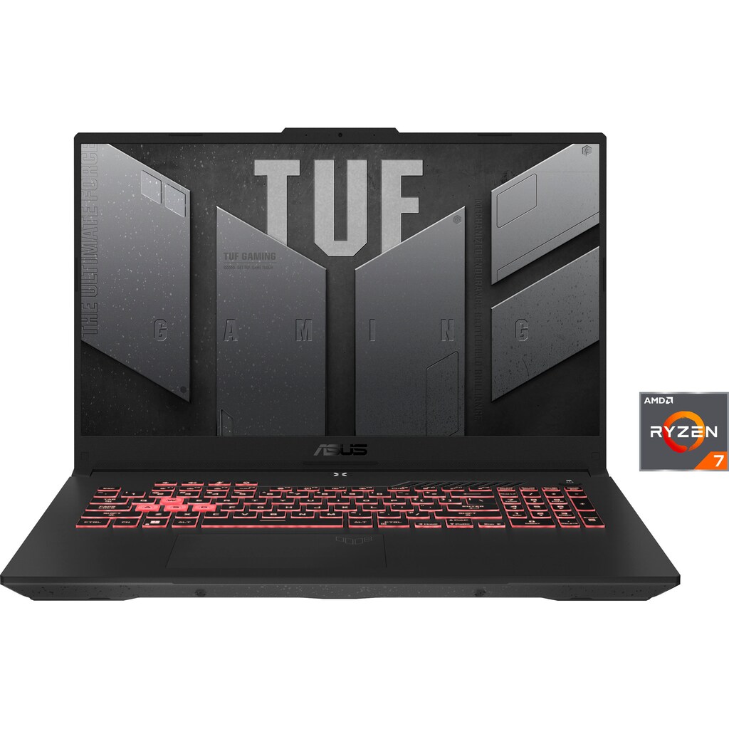 Asus Gaming-Notebook »TUF Gaming TUF Gaming A17 FA707RW-HX003W«, 43,9 cm, / 17,3 Zoll, AMD, Ryzen 7, GeForce RTX 3070 Ti, 1000 GB SSD