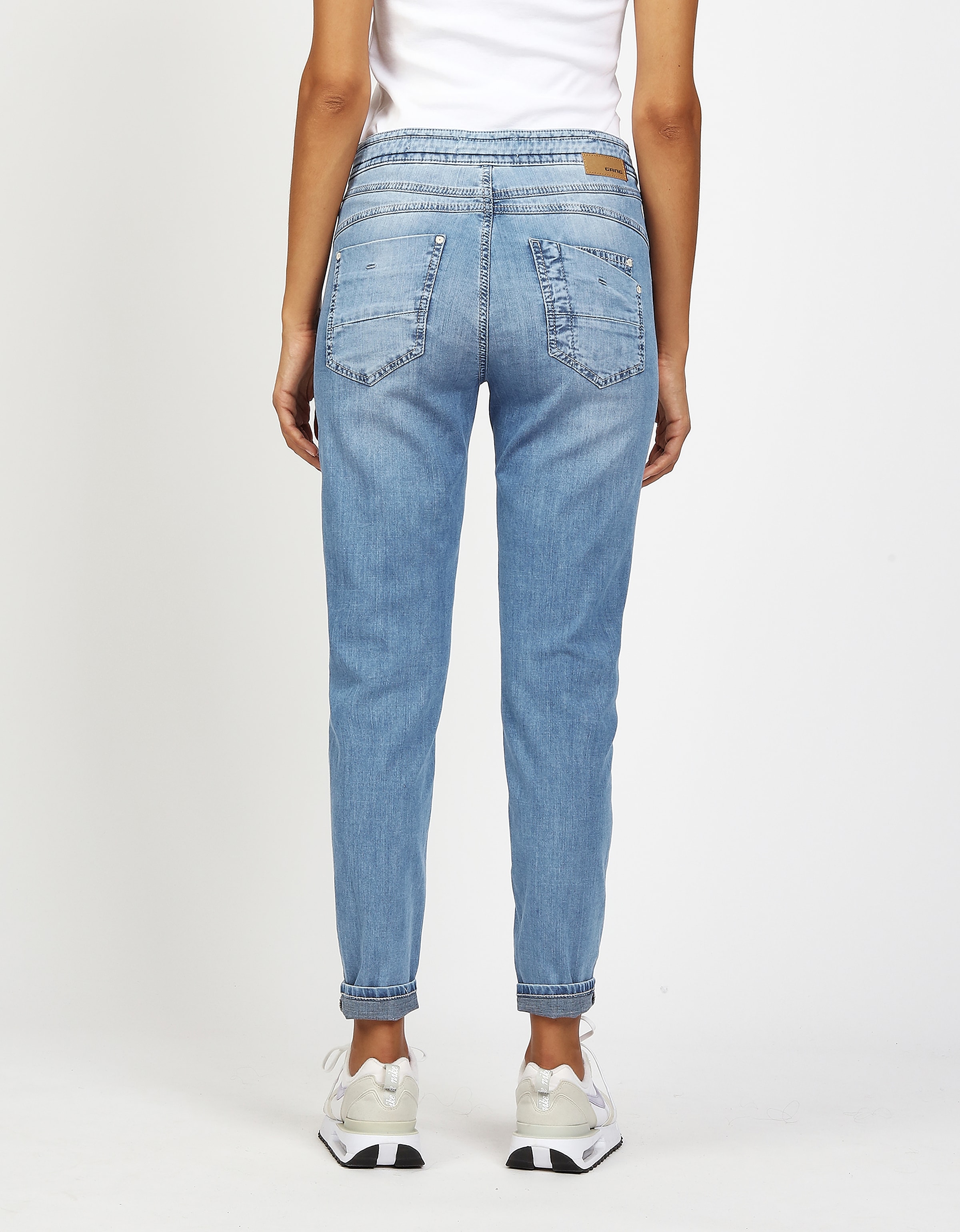 GANG 5-Pocket-Jeans »94AMELIE JOGGER« mit Tunnelzug, Relaxed Fit
