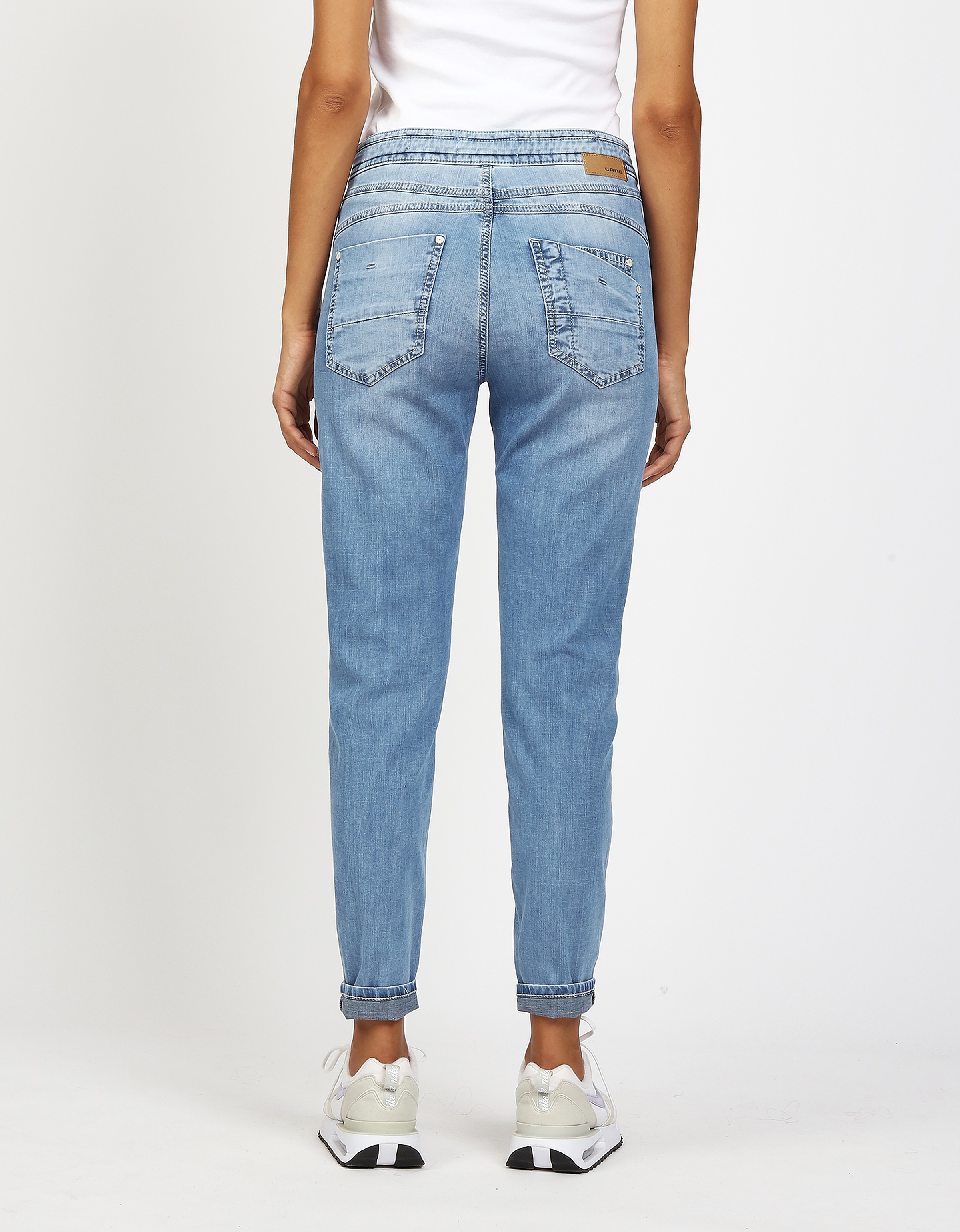 GANG 5-Pocket-Jeans "94AMELIE JOGGER" mit Tunnelzug, Relaxed Fit günstig online kaufen