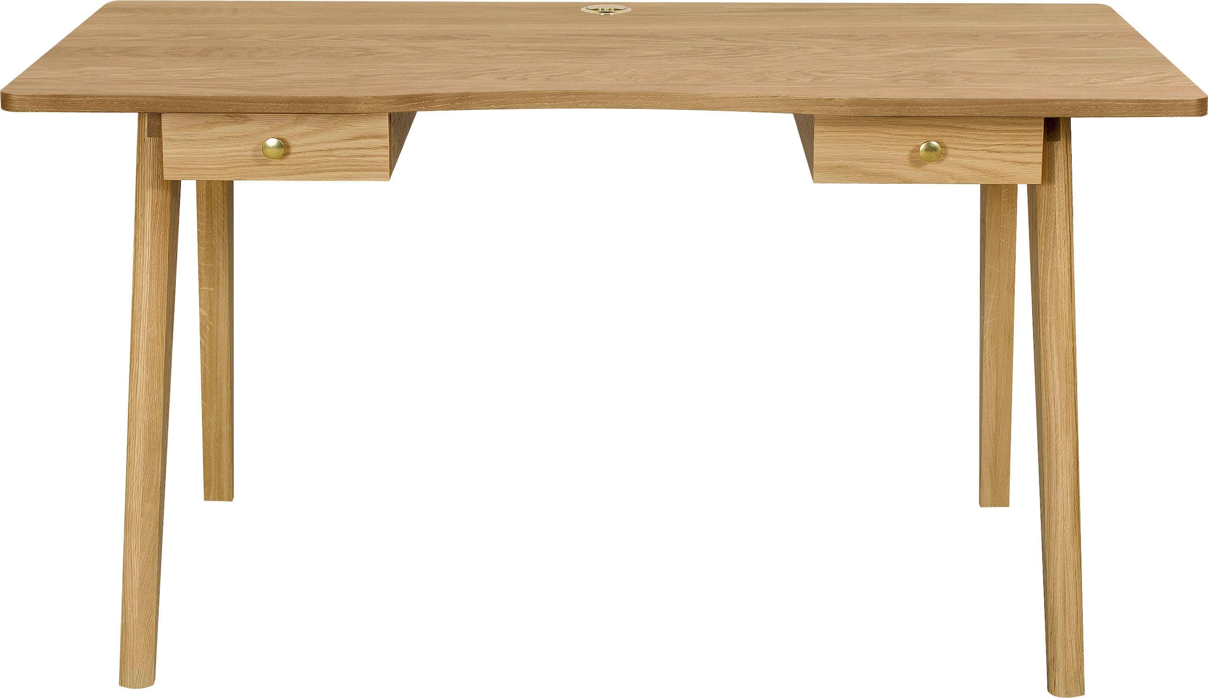 Schreibtisch »Peer«, im skandinavian Design, Tischbeine aus massiver Eiche