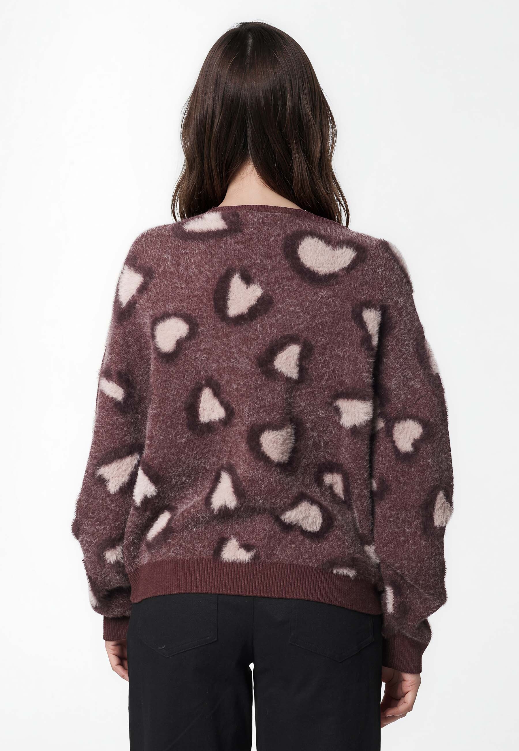 Kleinigkeit V-Ausschnitt-Pullover »Kleinigkeit Wollma Wild Love« 1
