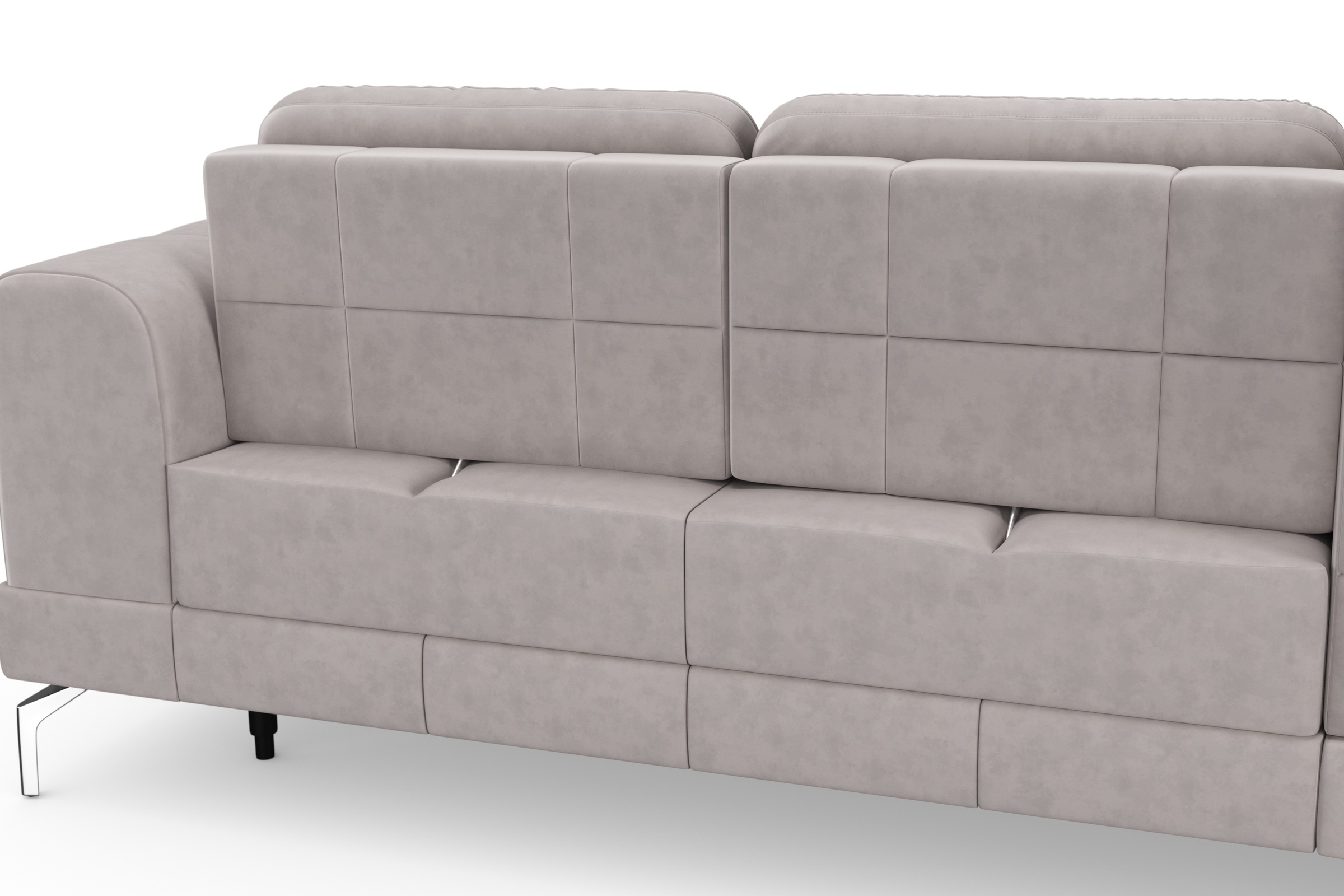 sit&more Ecksofa »Bendigo L-Form«, inklusive Sitztiefenverstellung, Bodenfreiheit 15 cm, 2 Fußfarben