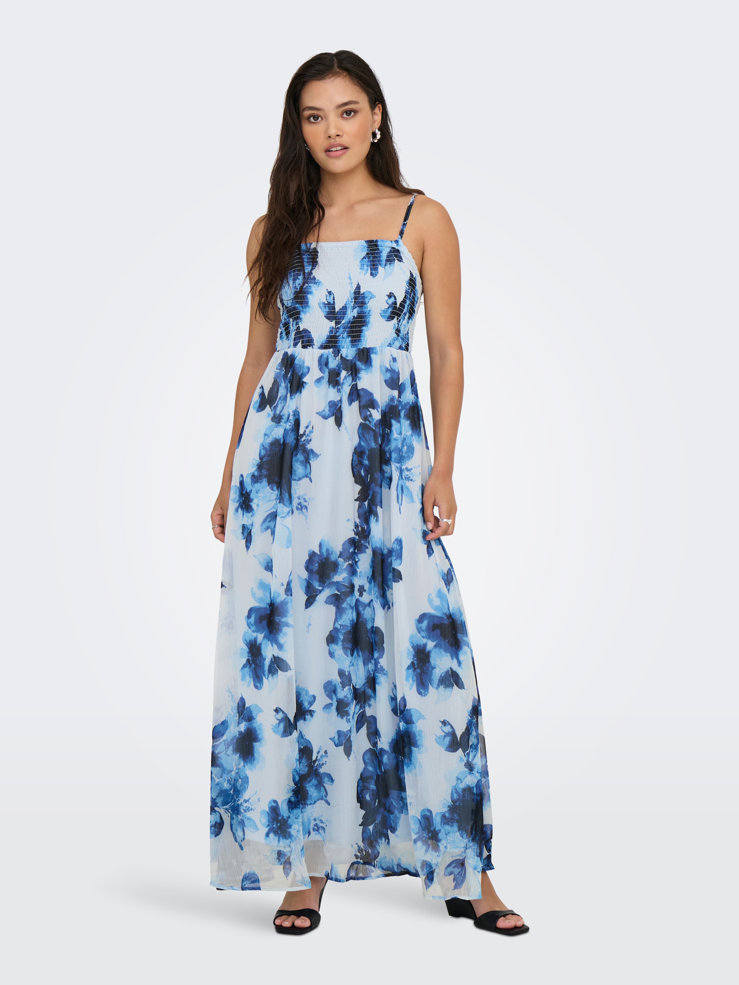 ONLY Maxikleid »ONLELENA VIKKI LIFE STRAP ANK DRESS WVN«, Sommerkleid