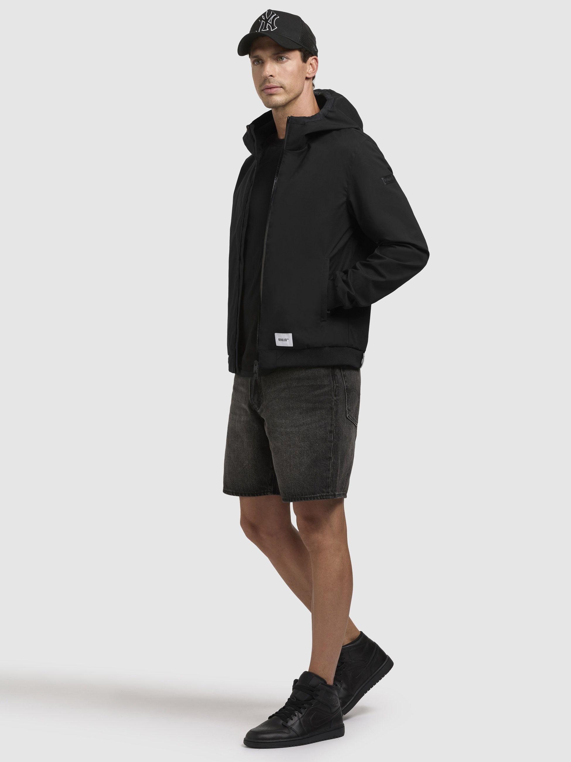 khujo Anorak »LARM«, mit Kapuze