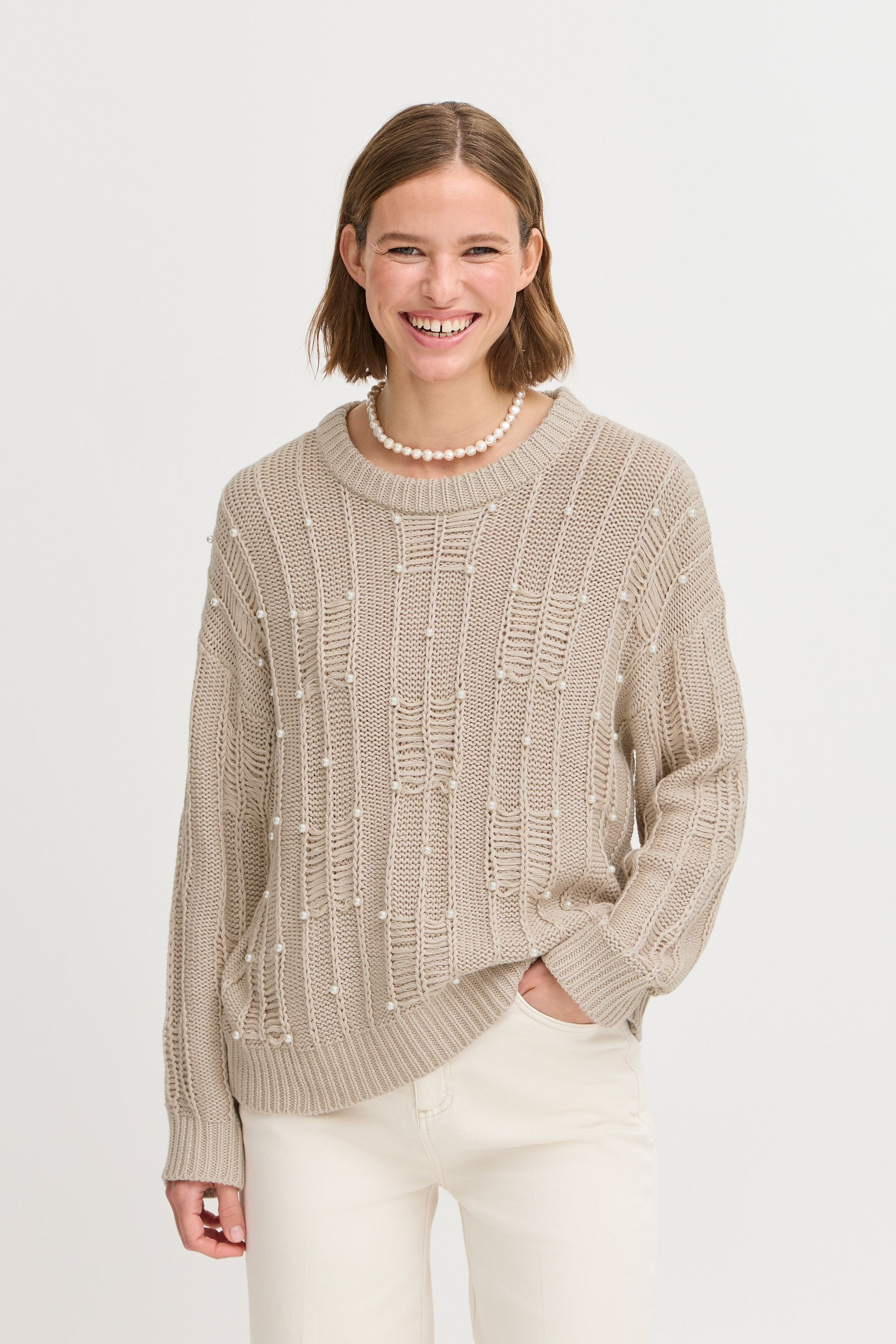 b.young Strickpullover »Strickpullover BYNELLE JUMPER -«