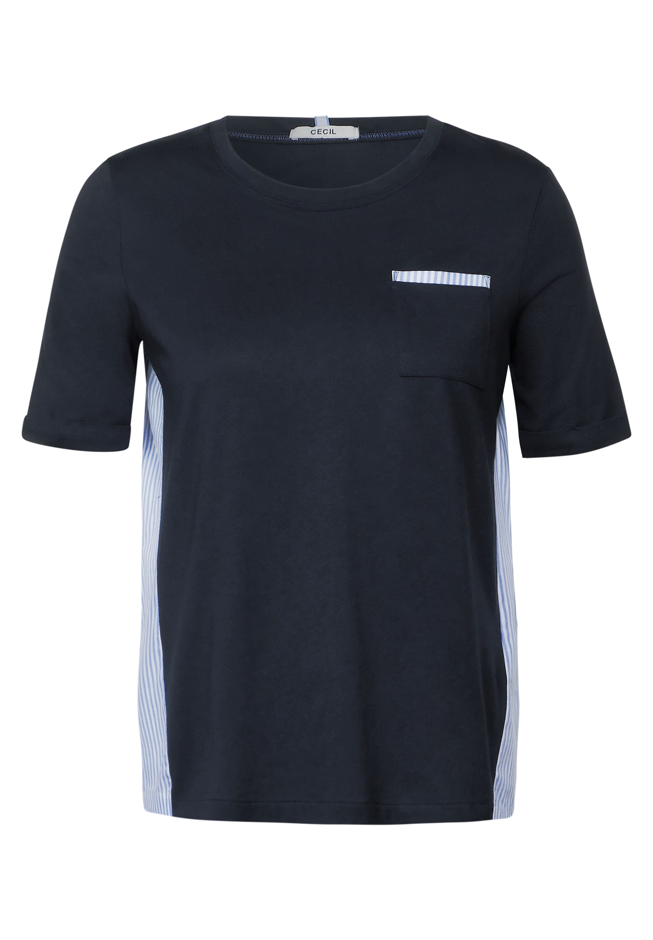 Cecil T-Shirt, aus softem Materialmix