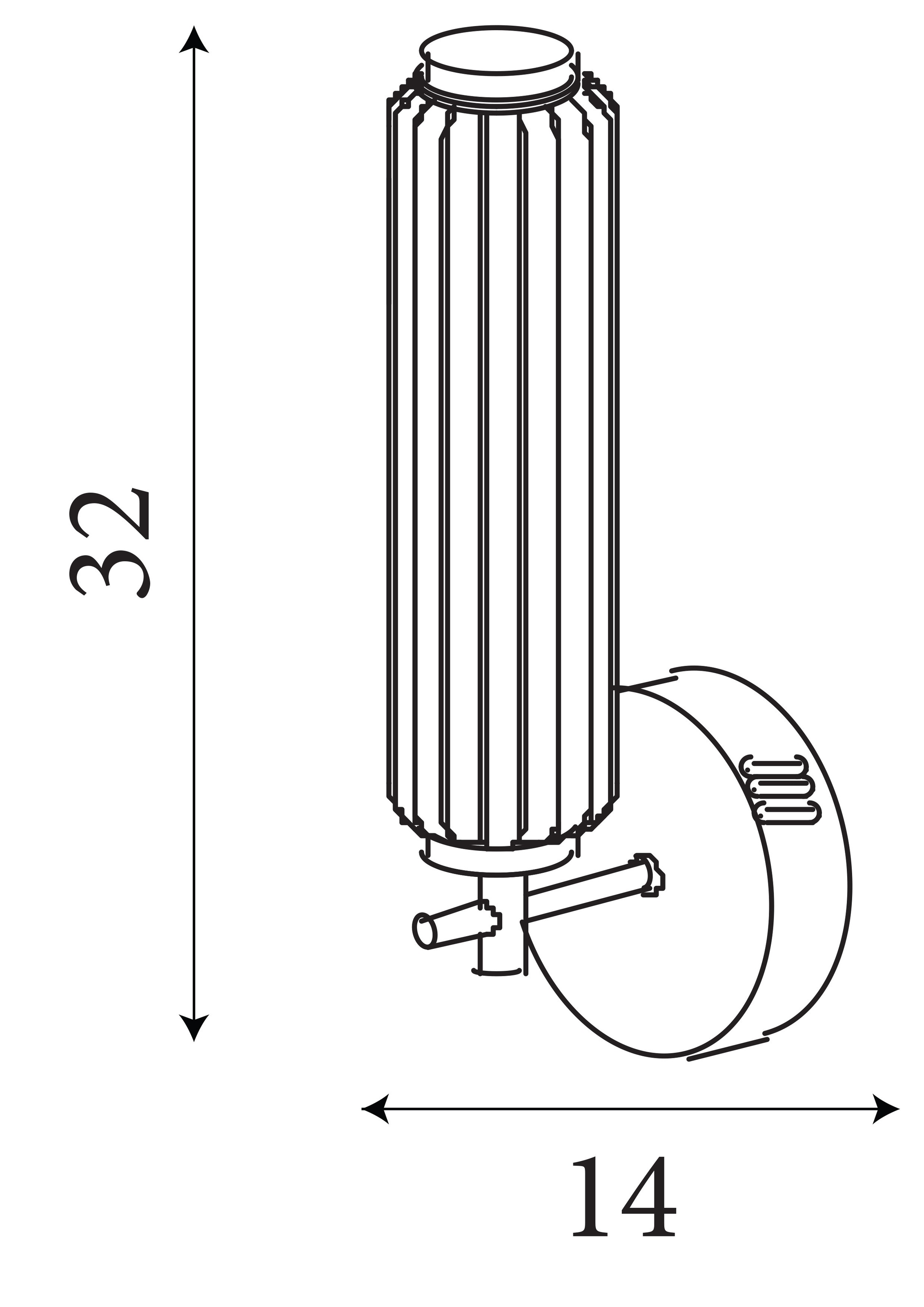 Searchlight LED Wandleuchte »Mod-LED-Wandleuchte, Satiniertes Messing, Opalacryl« LED-Modul 1 Stk.