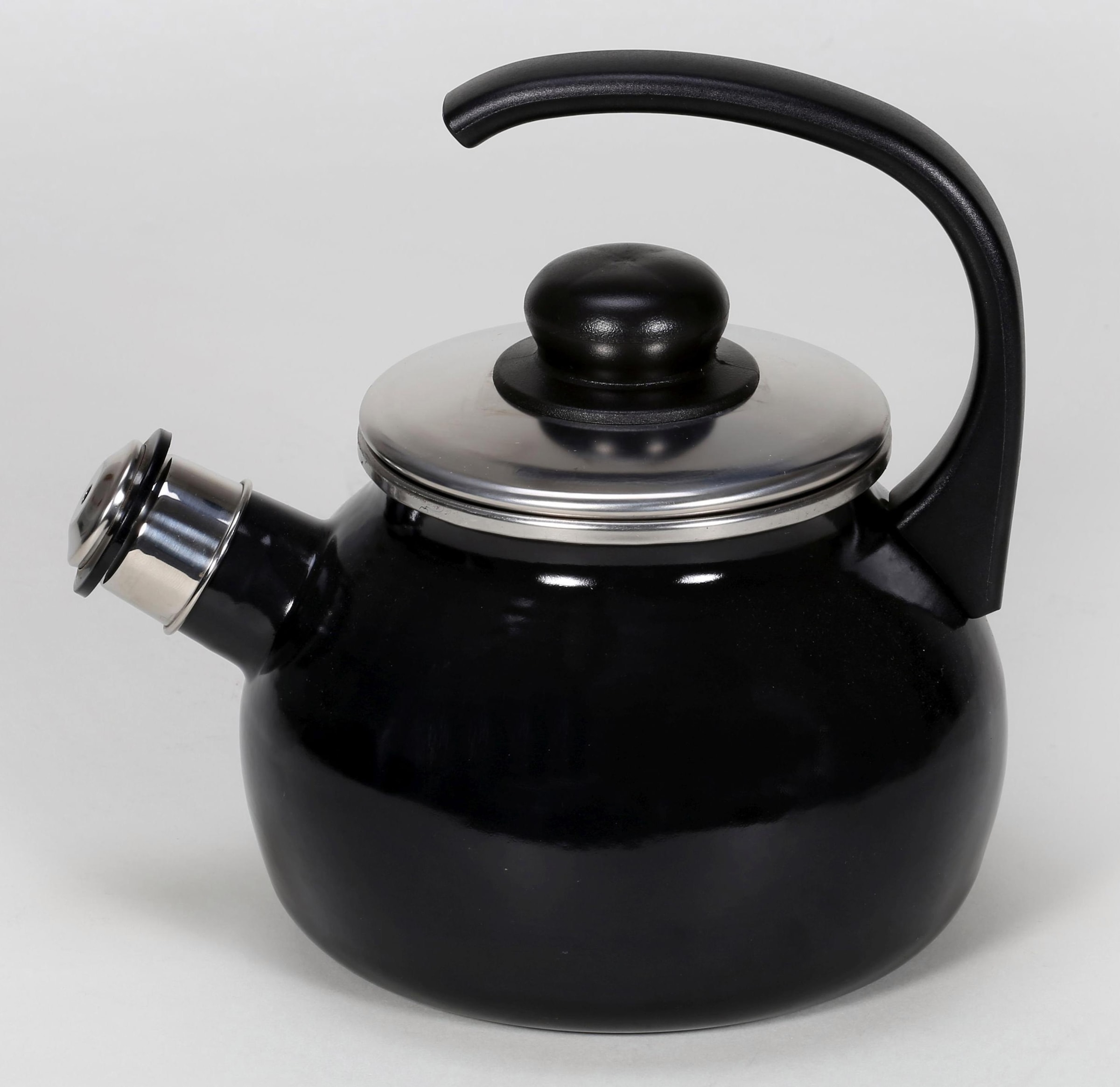 KRÜGER Wasserkessel "Triest", 2 l + Ø 18cm, silber, Töpfe, Induktion