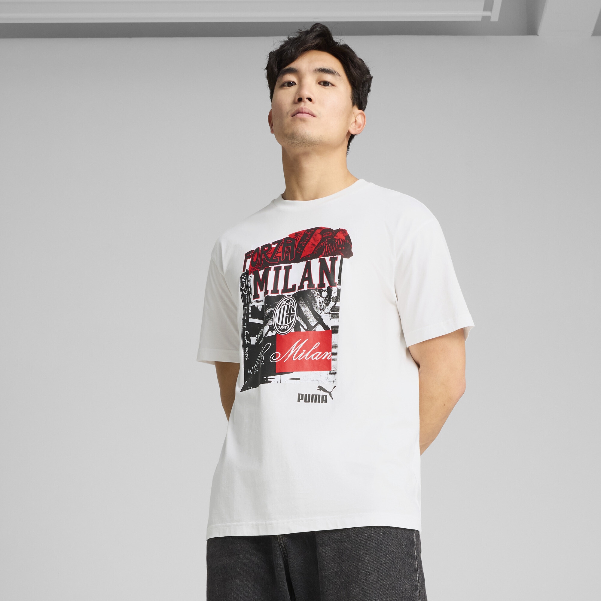 PUMA T-Shirt »AC Milan ftblNRGY+ T-Shirt Herren«
