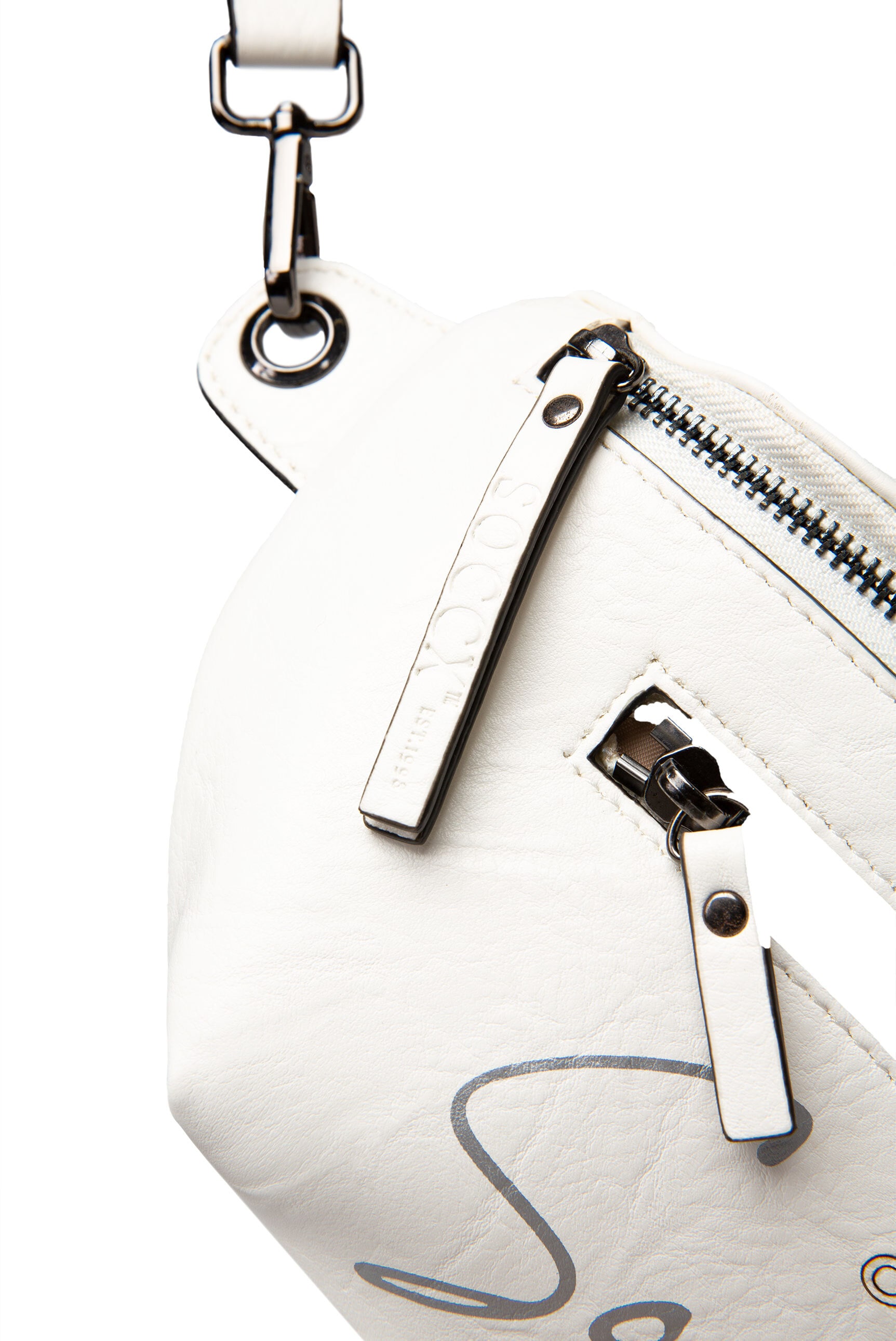 SOCCX Gürteltasche, mit kleinem Vorfach