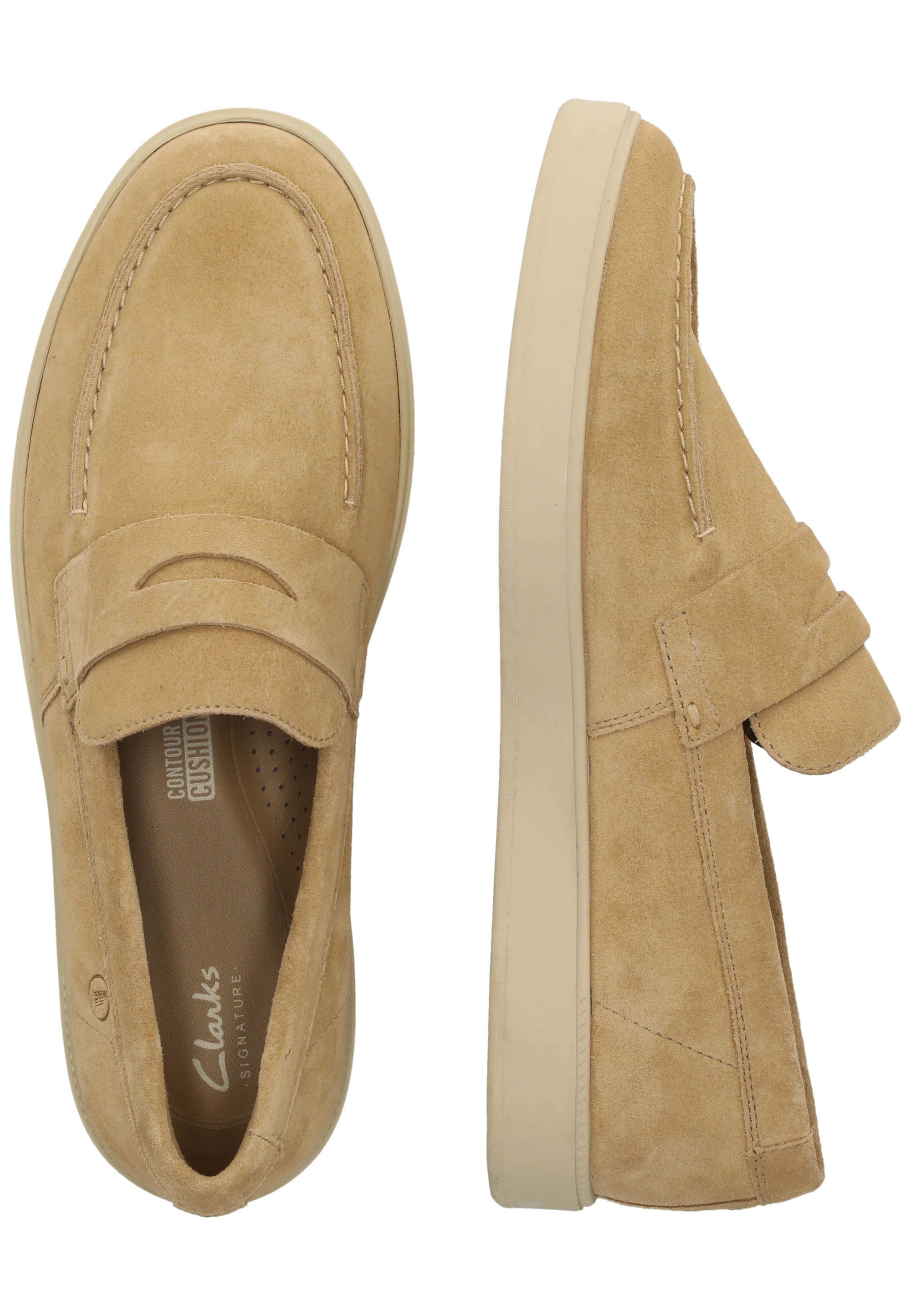 Clarks Slipper »Lockford Easy«  mit charakteristisch geformtem Fußbett