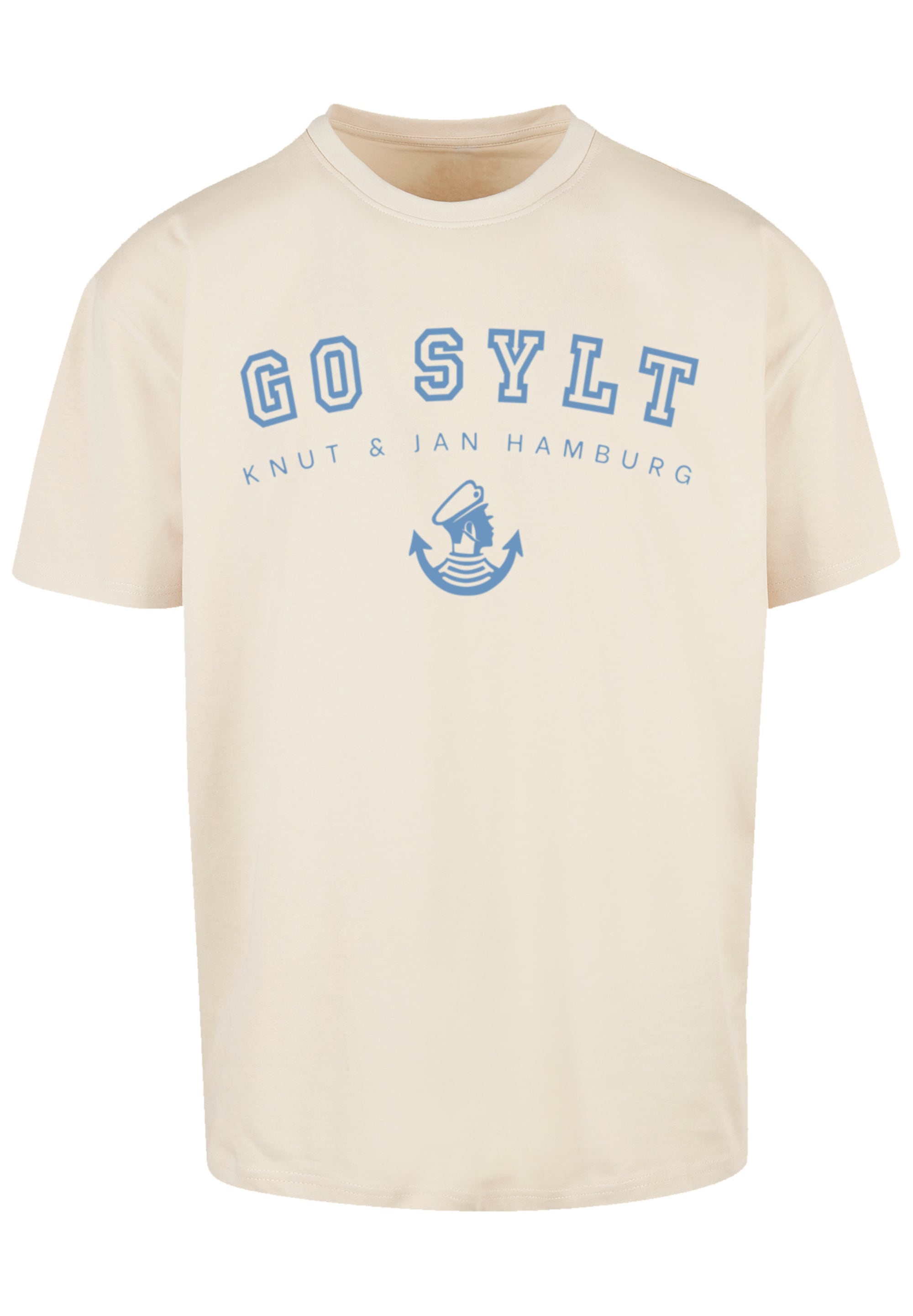 F4NT4STIC T-Shirt »Go Sylt Knut & Jan Hamburg«, Print