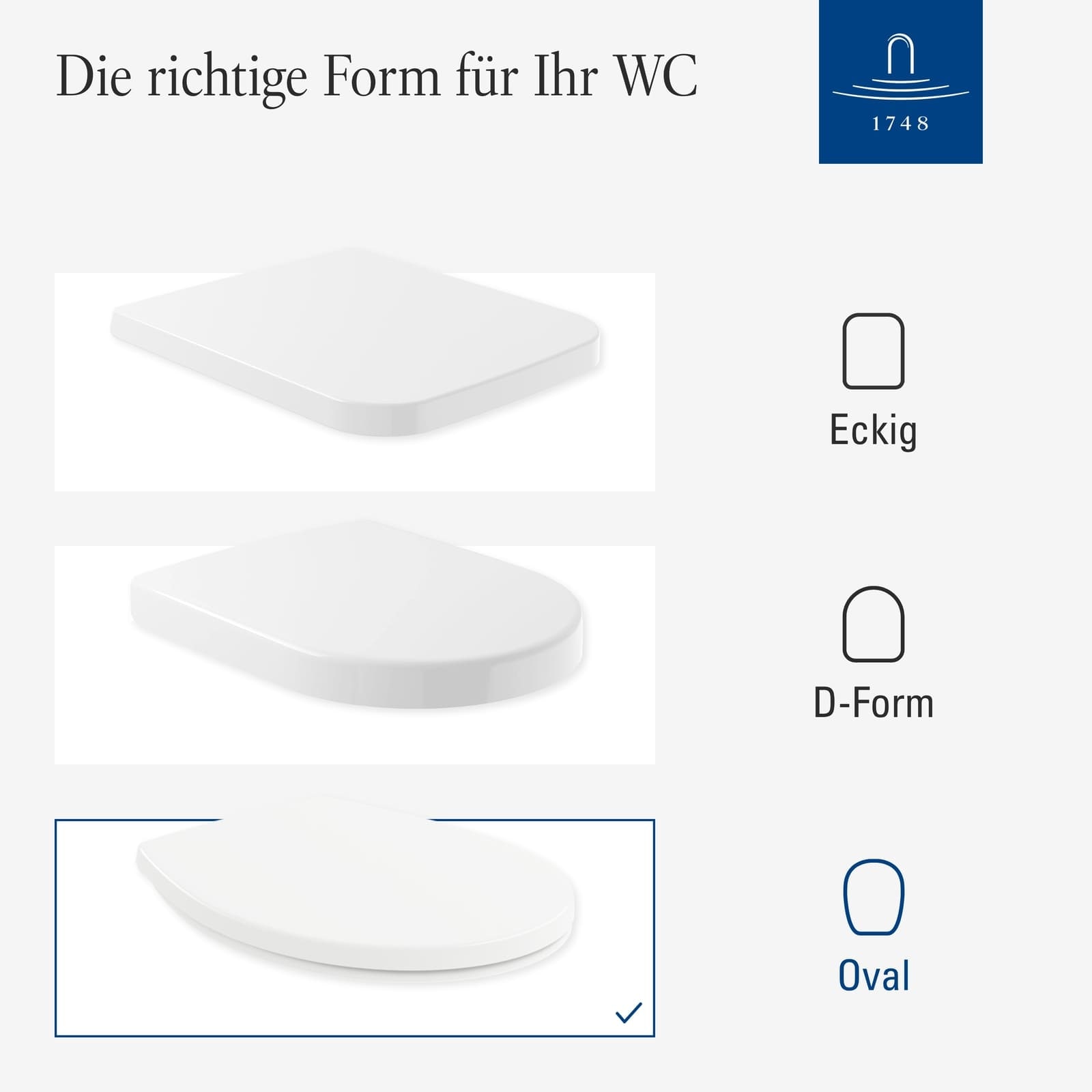 Villeroy & Boch WC-Sitz »WC-Sitz O.novo 438 x 368 x 49 cm weiß« 1 Stk. tlg. SoftClose, QuickRelease