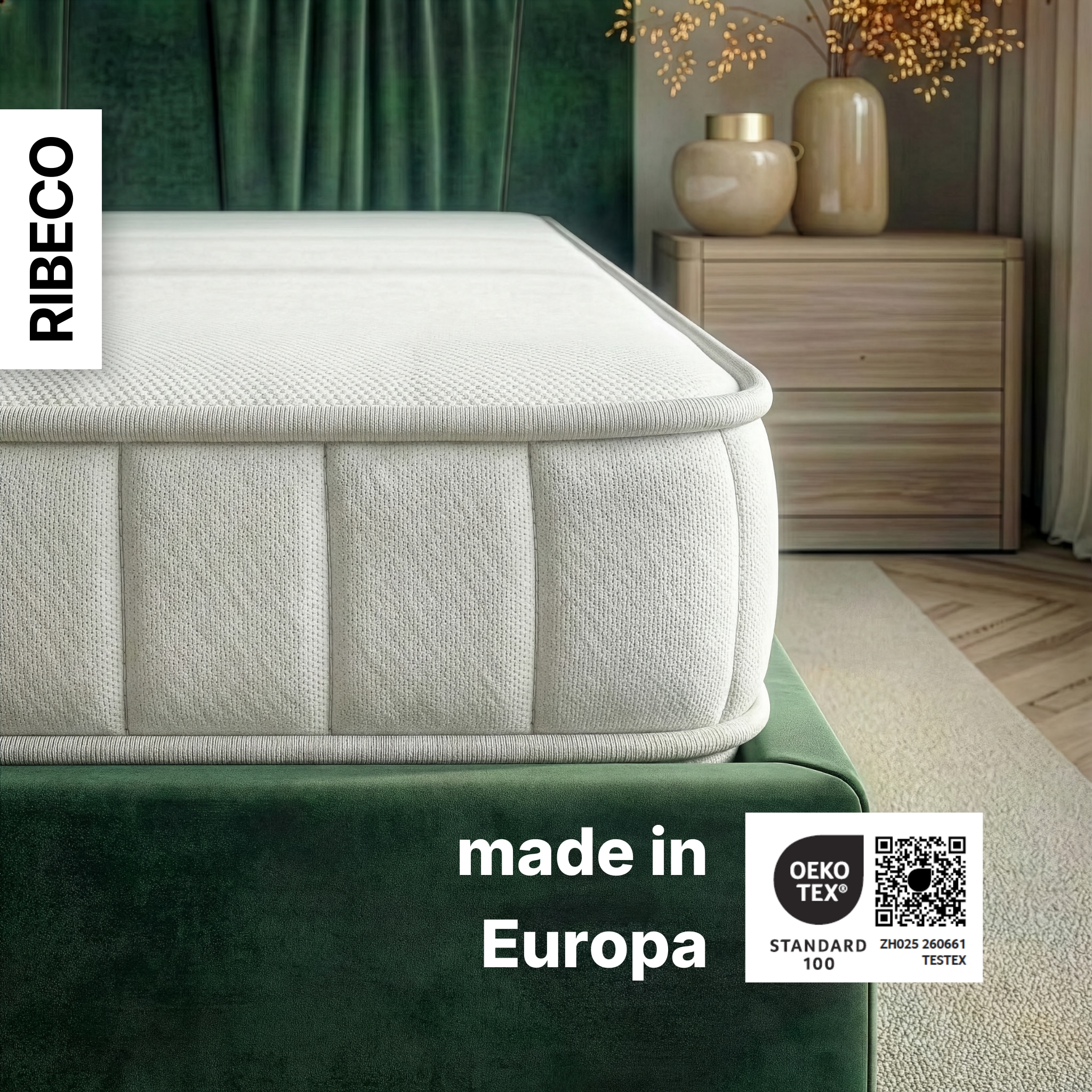 RIBECO Komfortschaummatratze »Omega, Wendematratze, 90x200, 140x200 cm und weitere Größen« 18 cm hoch 1 Stk. tlg. Wendematratze 2-in-1 Härtegrade mittelfest und fest