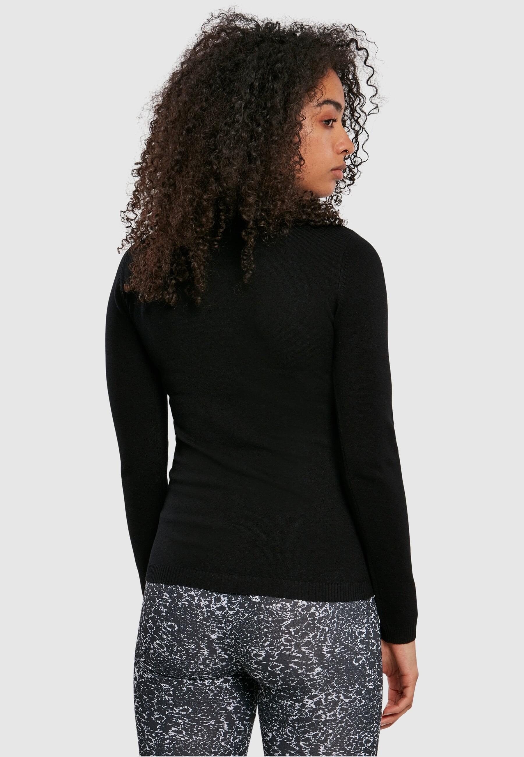 URBAN CLASSICS Rundhalspullover »Urban Classics Damen Ladies Basic Turtleneck Sweater«, (1 tlg.)