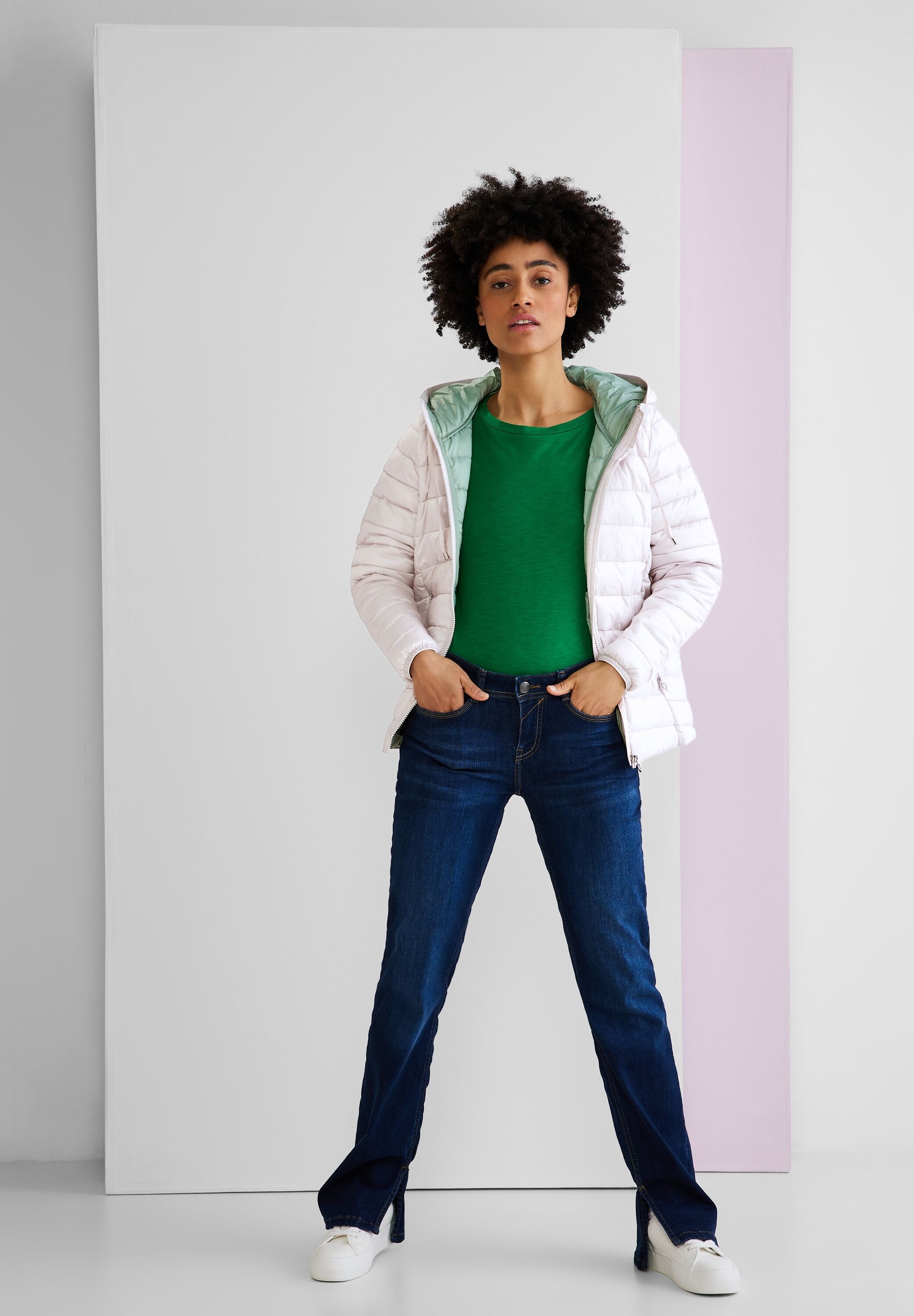 STREET ONE Steppjacke, mit Kapuze, mit moderner Steppung