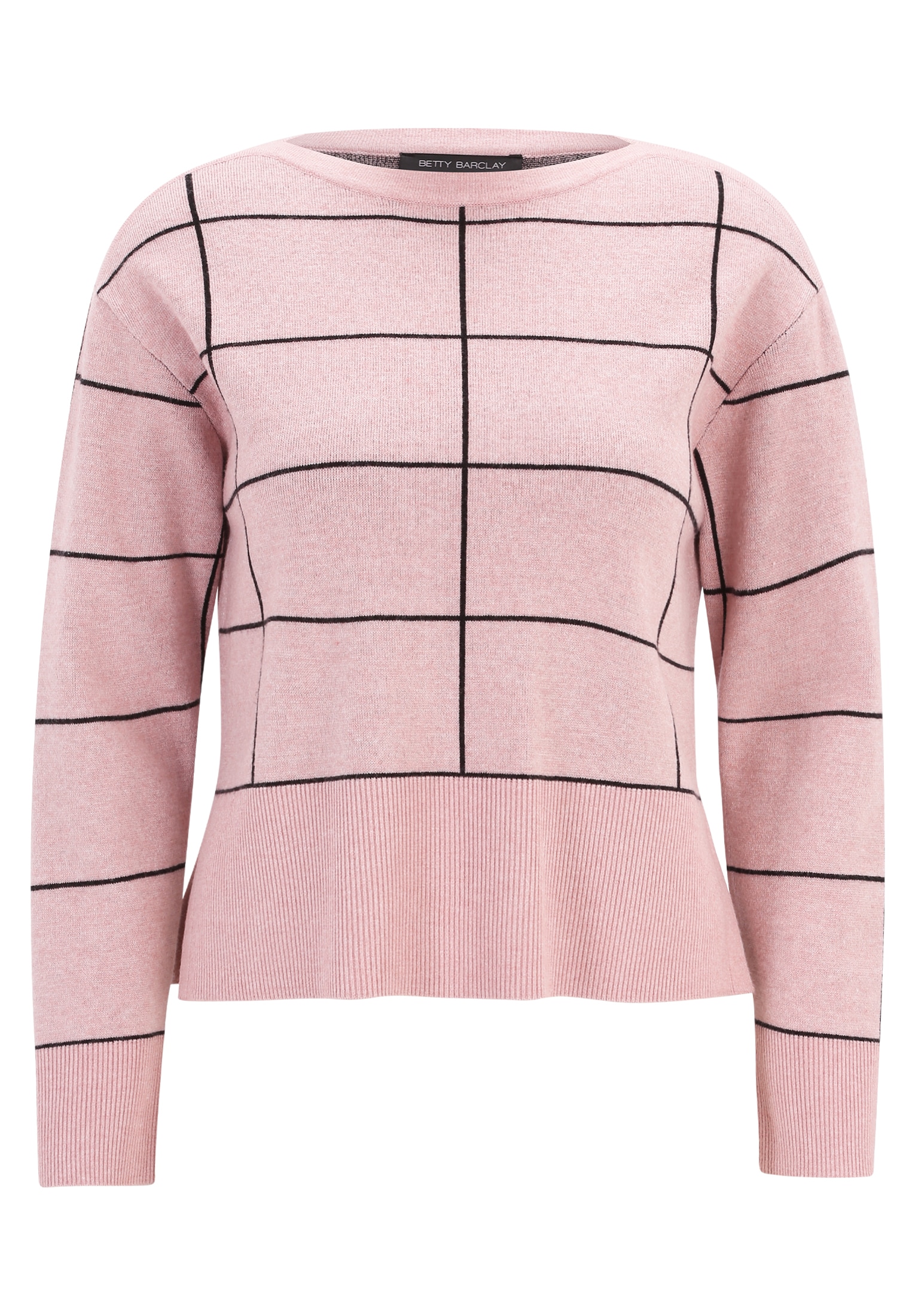 Betty Barclay Strickpullover »Betty Barclay Strickpullover langarm«, (1 tlg.), Saumschlitz