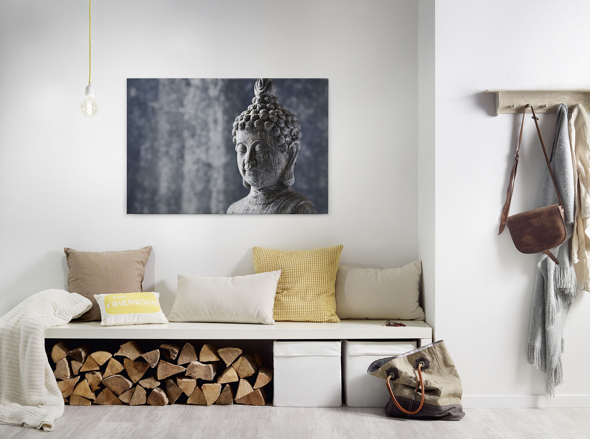 A.S. Création Leinwandbild "Asian Culture" Gemälde Kunst 1 Stk. tlg. Asiatisch Buddha Relax Keilrahmen Entspannung Leinwand-Bild Wohnzimmer