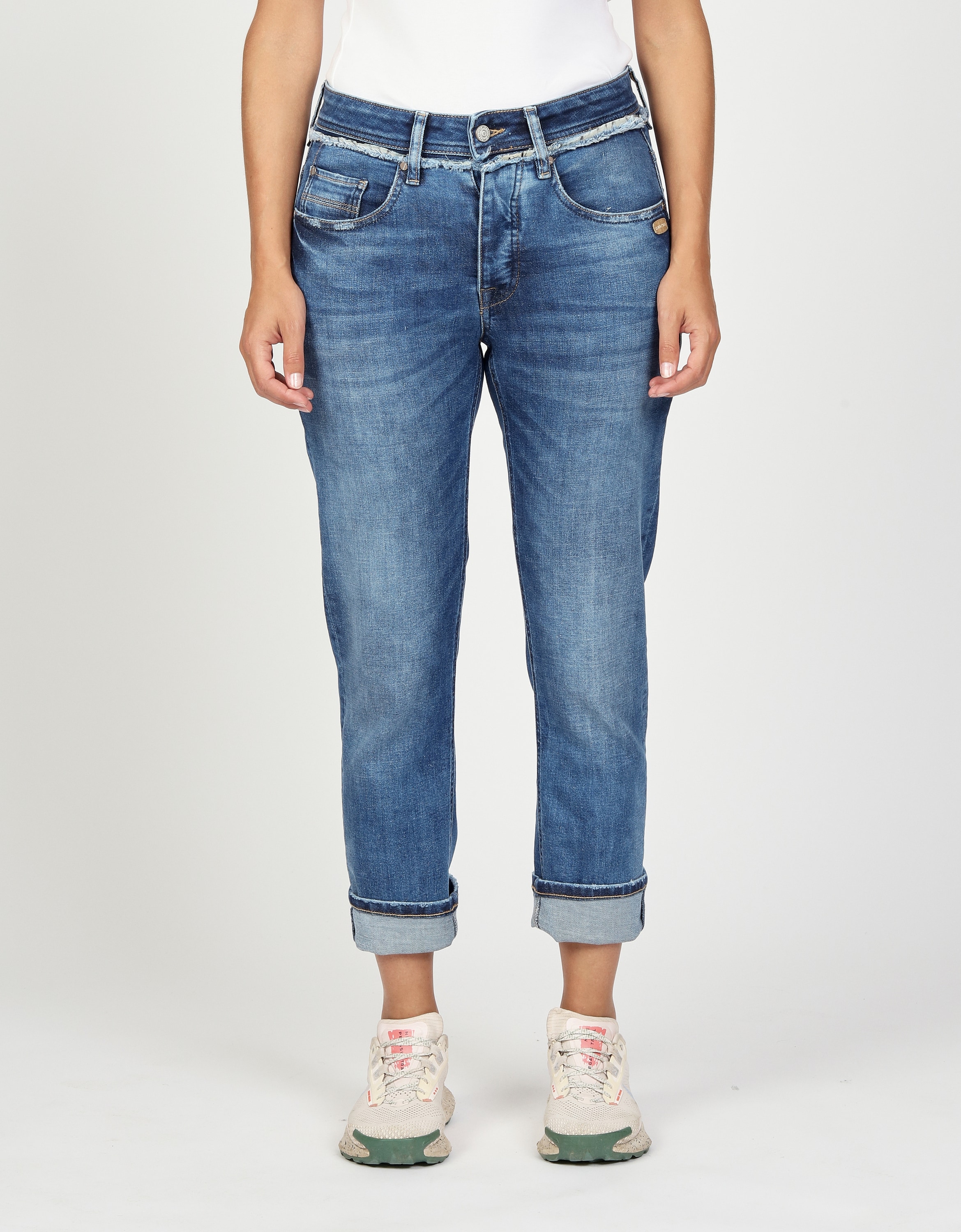 GANG Boyfriend-Jeans "GANG Jeans Boyfriend 94NICA CROPPED" günstig online kaufen