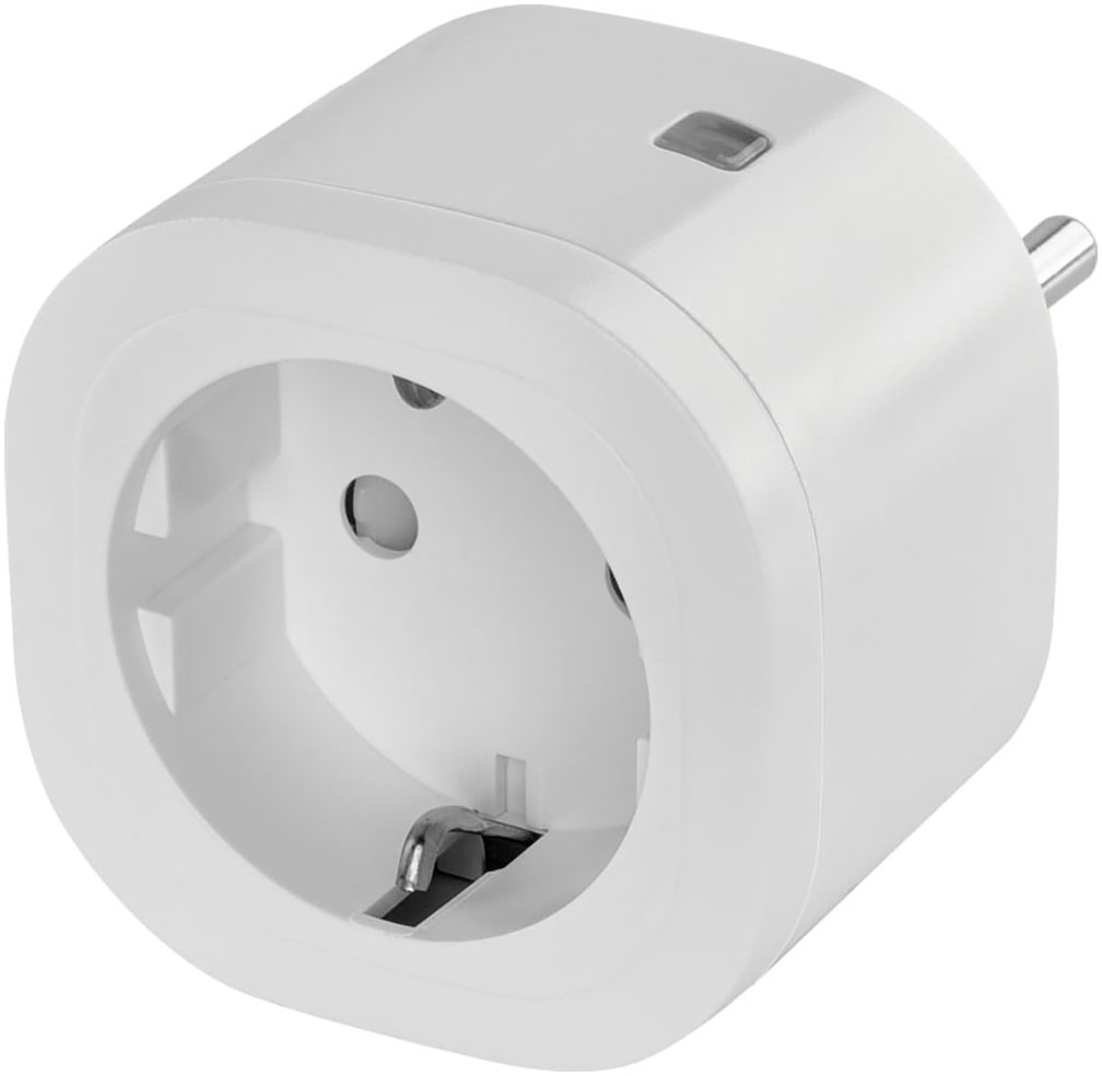 Steckdose "Smarter Zwischenstecker - 4er Bundle", B:5,5cm H:5,5cm T:7,2cm, weiß, OMAJIN BY NETATMO, Steckdosen