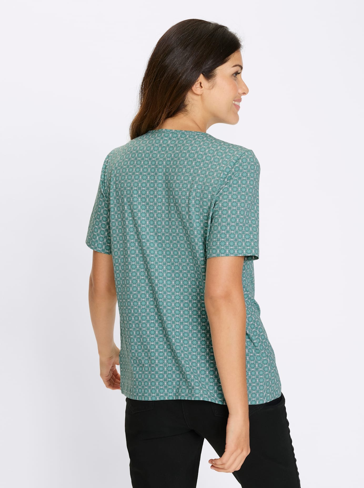Classic Basics Print-Shirt "Kurzarm-Shirt" 1 tlg. tlg. günstig online kaufen