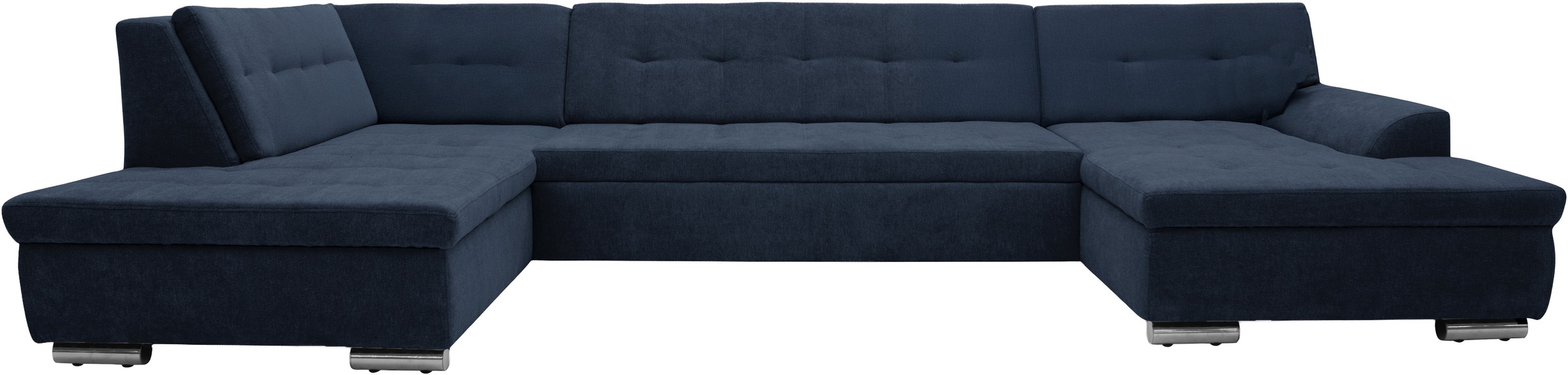 OTTO home Wohnlandschaft »Torrnby 360 x 201 cm, mit Steppungen, modern & stabil« U-Form, aus pflegeleichtem, weichem Luxus-Microfaser