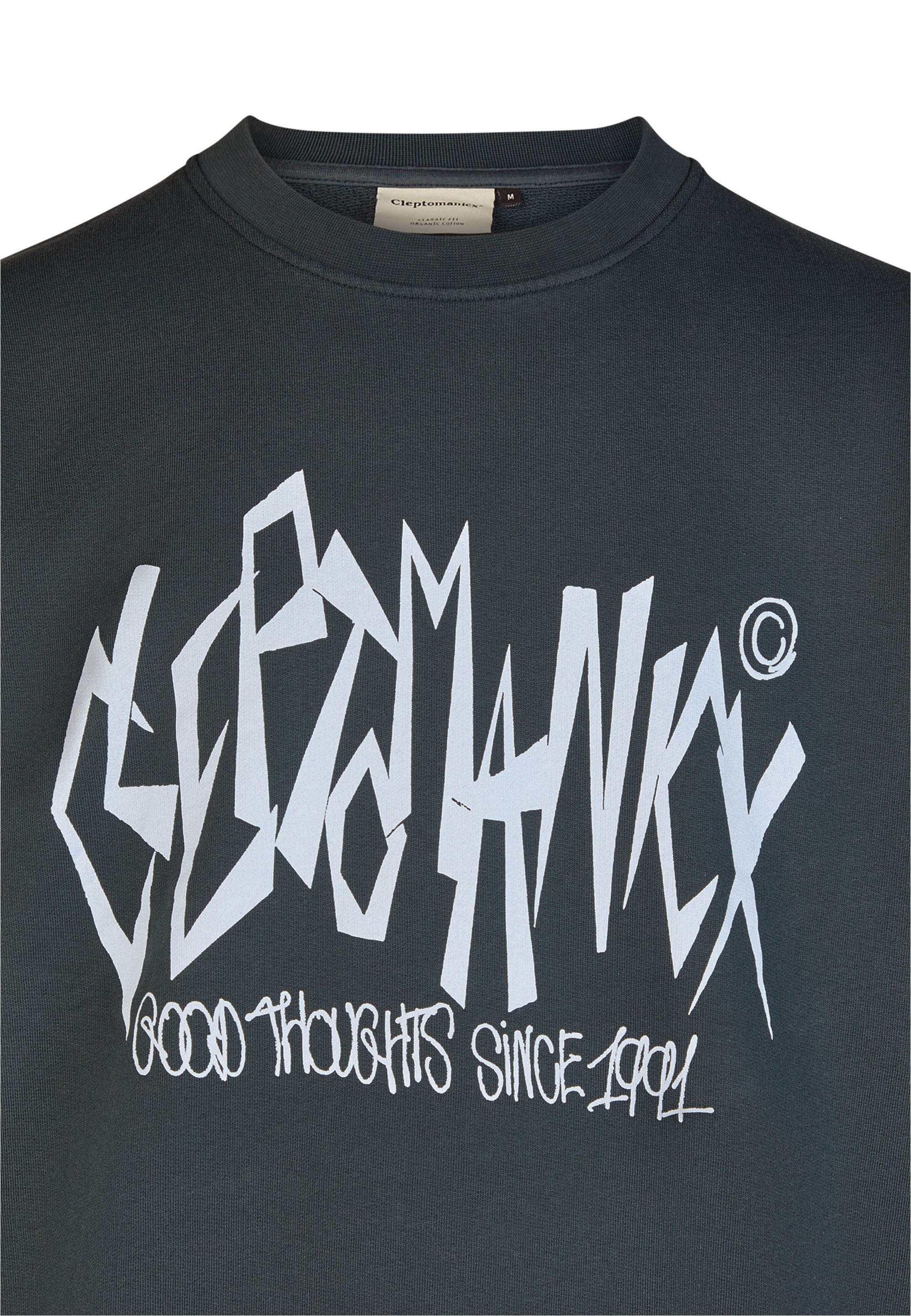 Cleptomanicx Sweatshirt , mit coolem Frontprint
