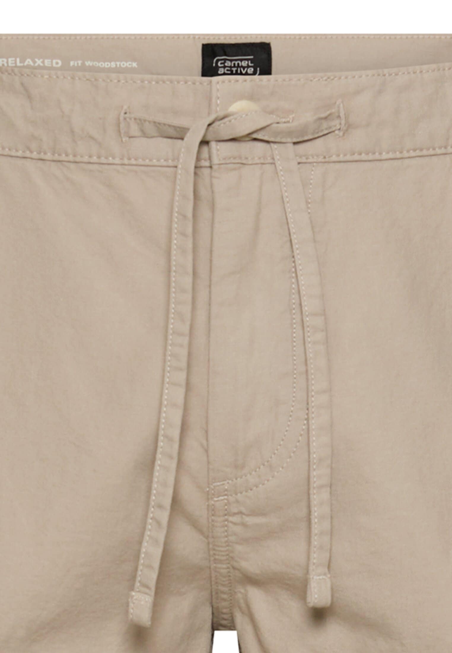 camel active Cargoshorts  mit Kordelzug und mit Leinen