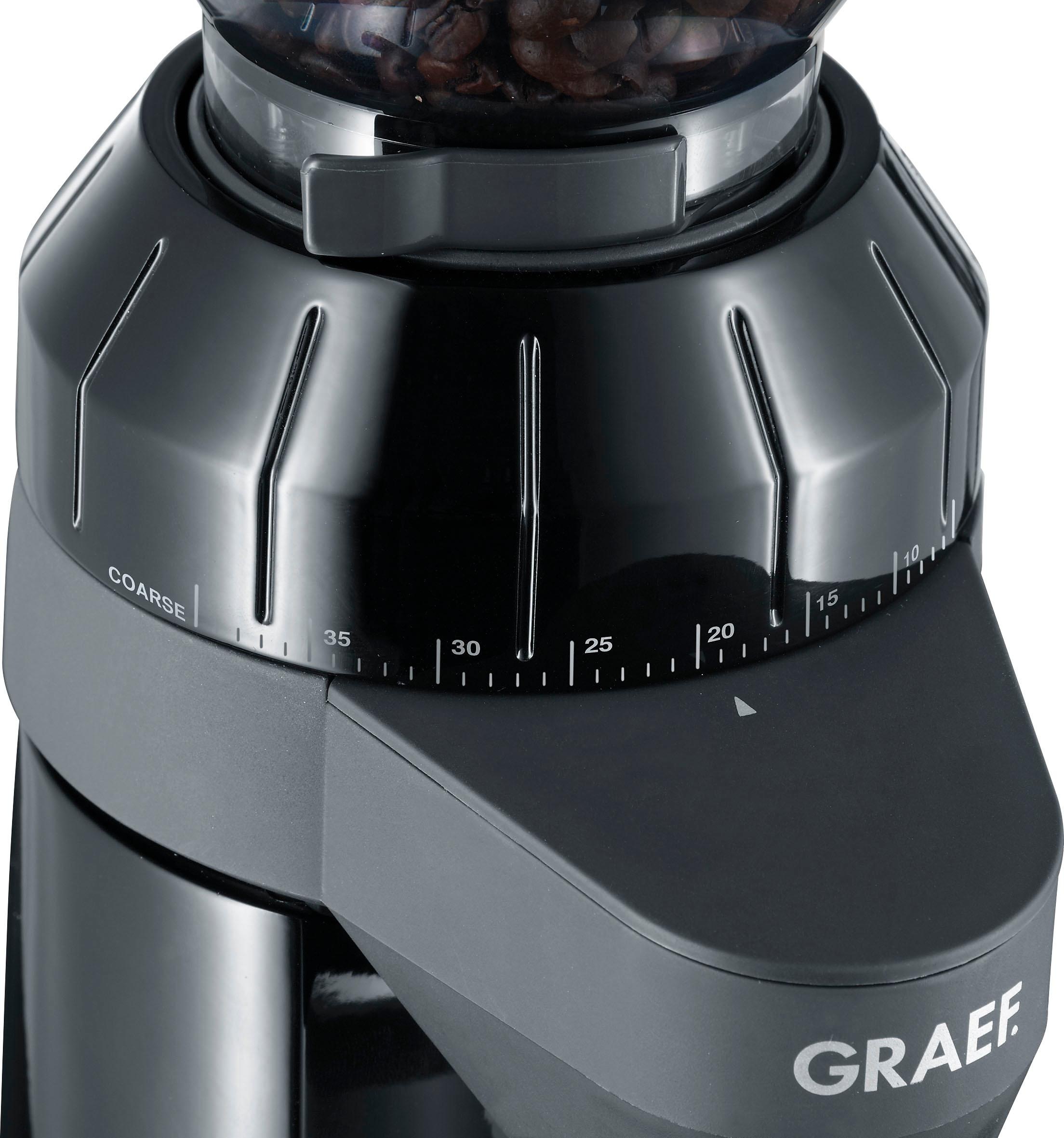 Graef Kaffeemühle »CM 802« 120 W Kegelmahlwerk 350 gBohnenbehälter mit 40 Mahlgradeinstellungen