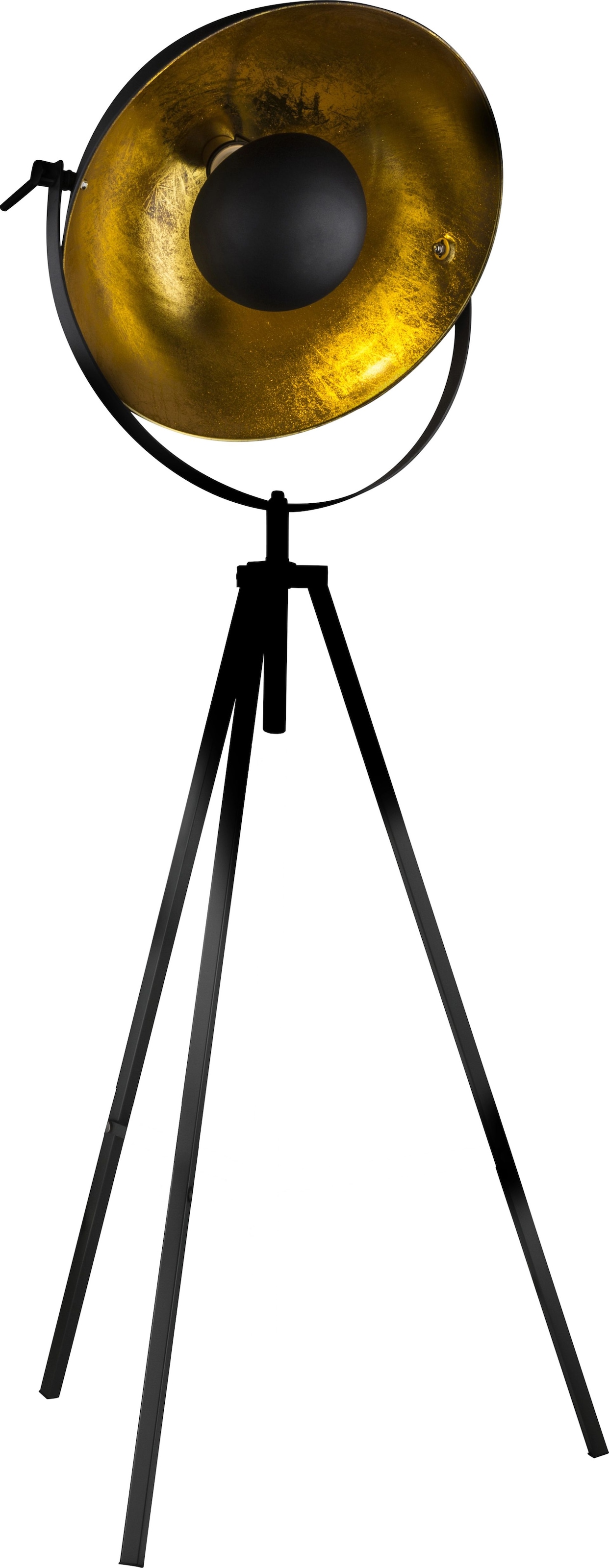 "GLOBO LIGHTING Stehlampe ""LENN"", schwarz, 1 Stk., Leuchten, Stehleuchte, Dreh-u. Schwenkbar, Höhenverstellbar, Wohnbereich, Stehlampe"