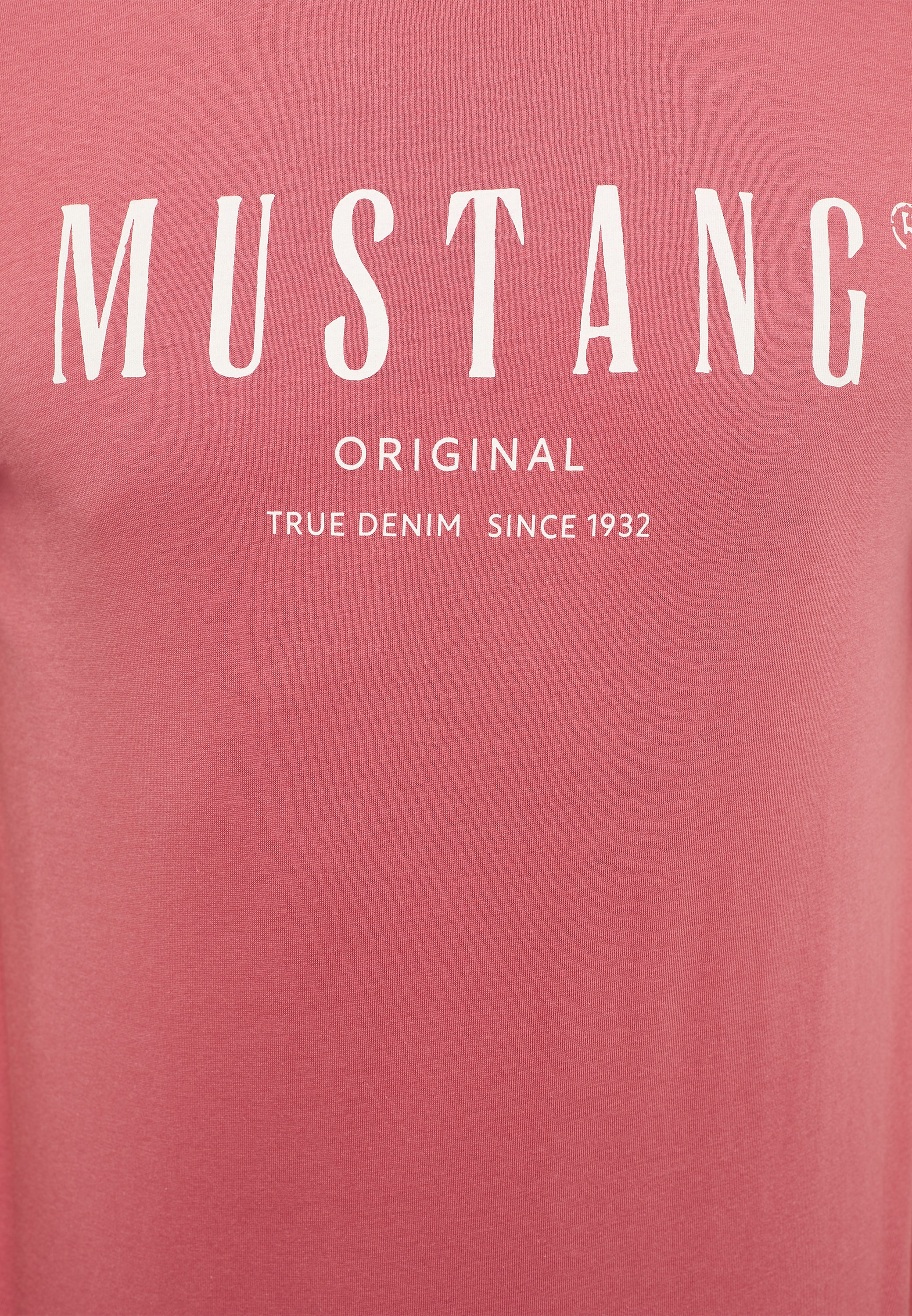 MUSTANG Kurzarmshirt ▷ »T-Shirt« | bestellen BAUR