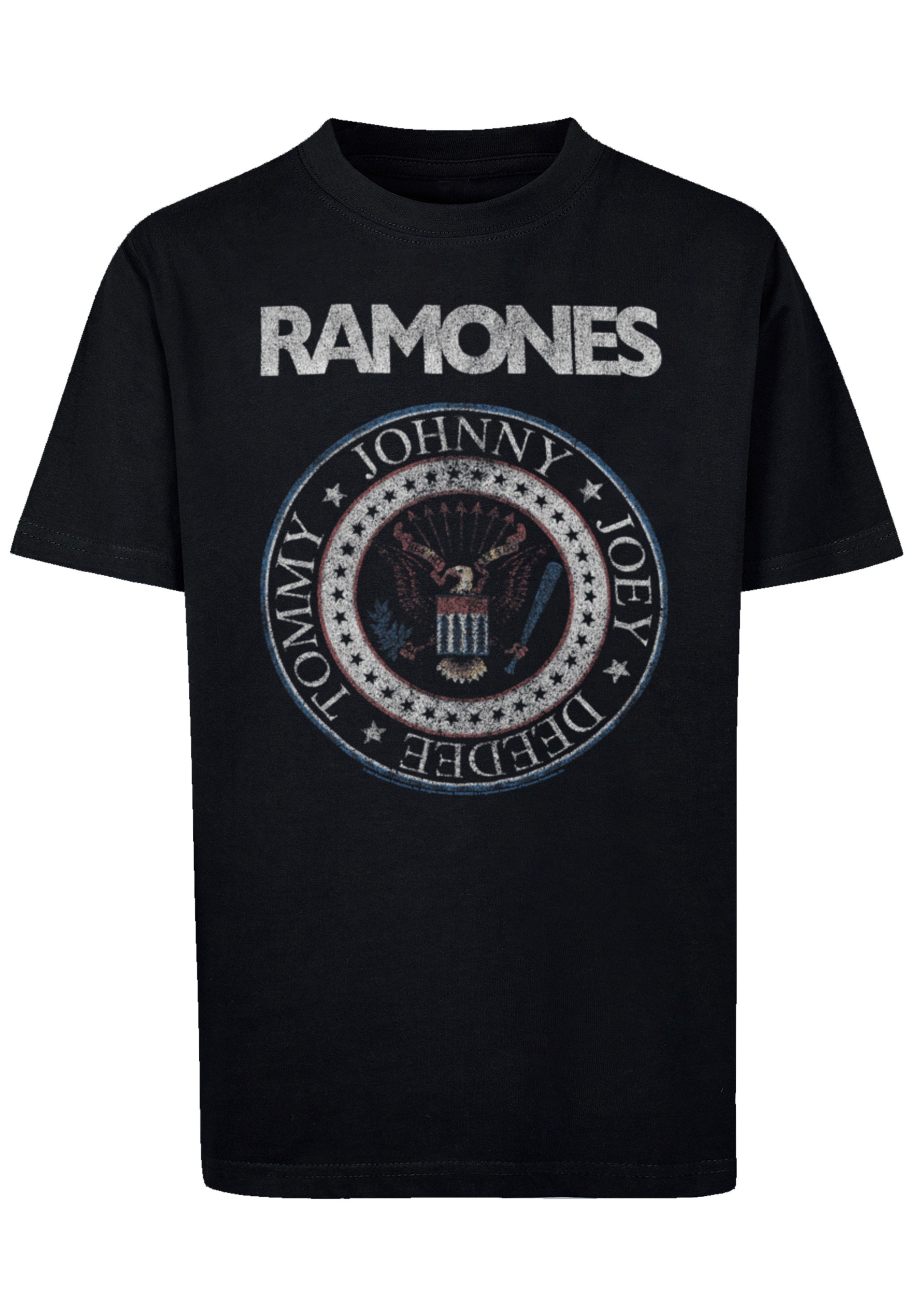F4NT4STIC T-Shirt »Ramones Rock Musik Band Red White And Seal«, Premium Qualität, Band, Rock-Musik