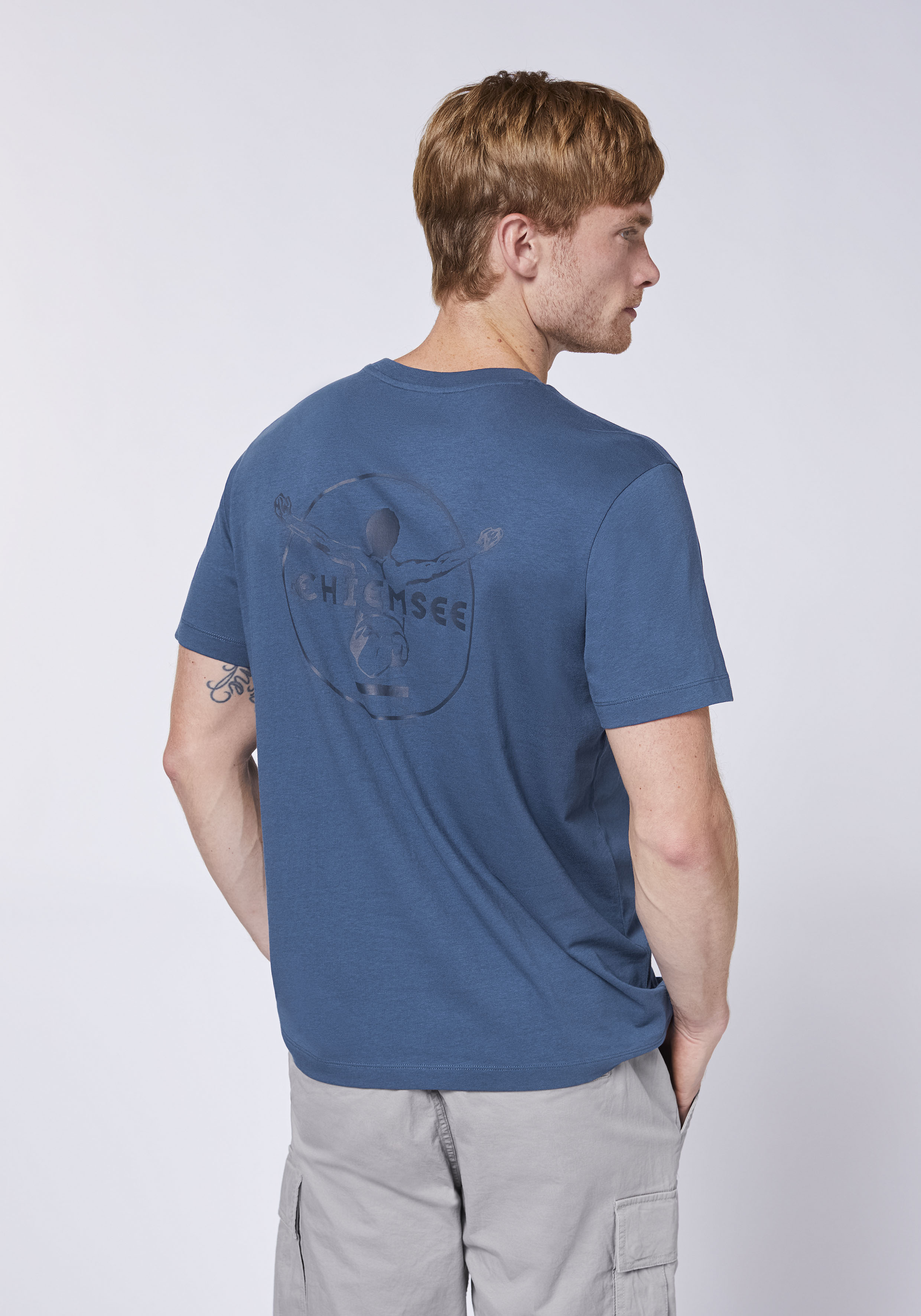 Chiemsee Print-Shirt - mit tonalem Logo Rückenprint