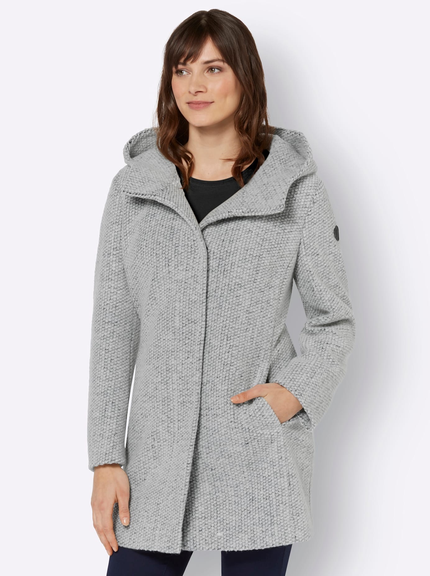 MANISA Langjacke mit Kapuze günstig online kaufen