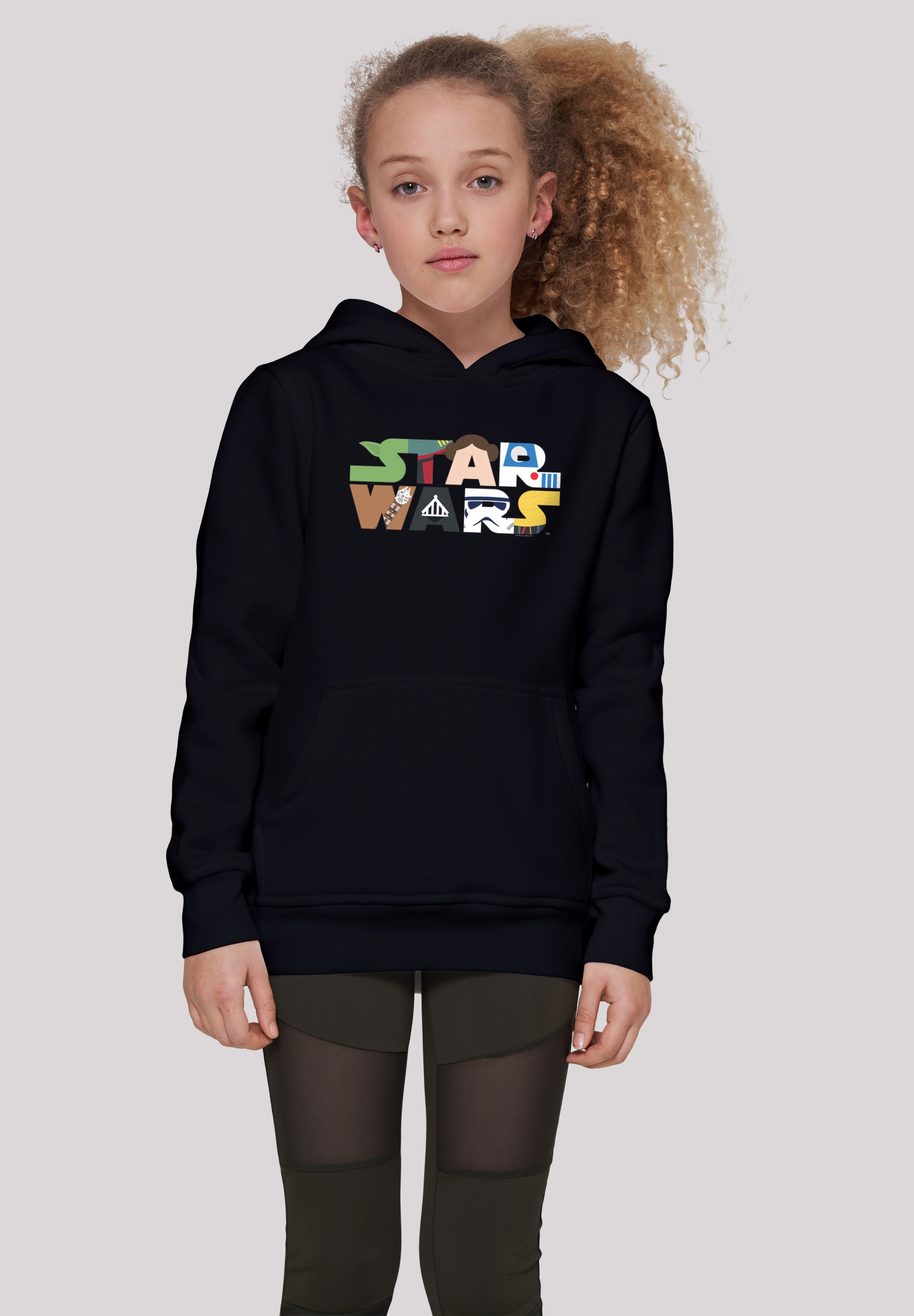 F4NT4STIC Hoodie »F4NT4STIC Kinder Star Wars Character Logo with Basic Kids Hoody«, (1 tlg.)