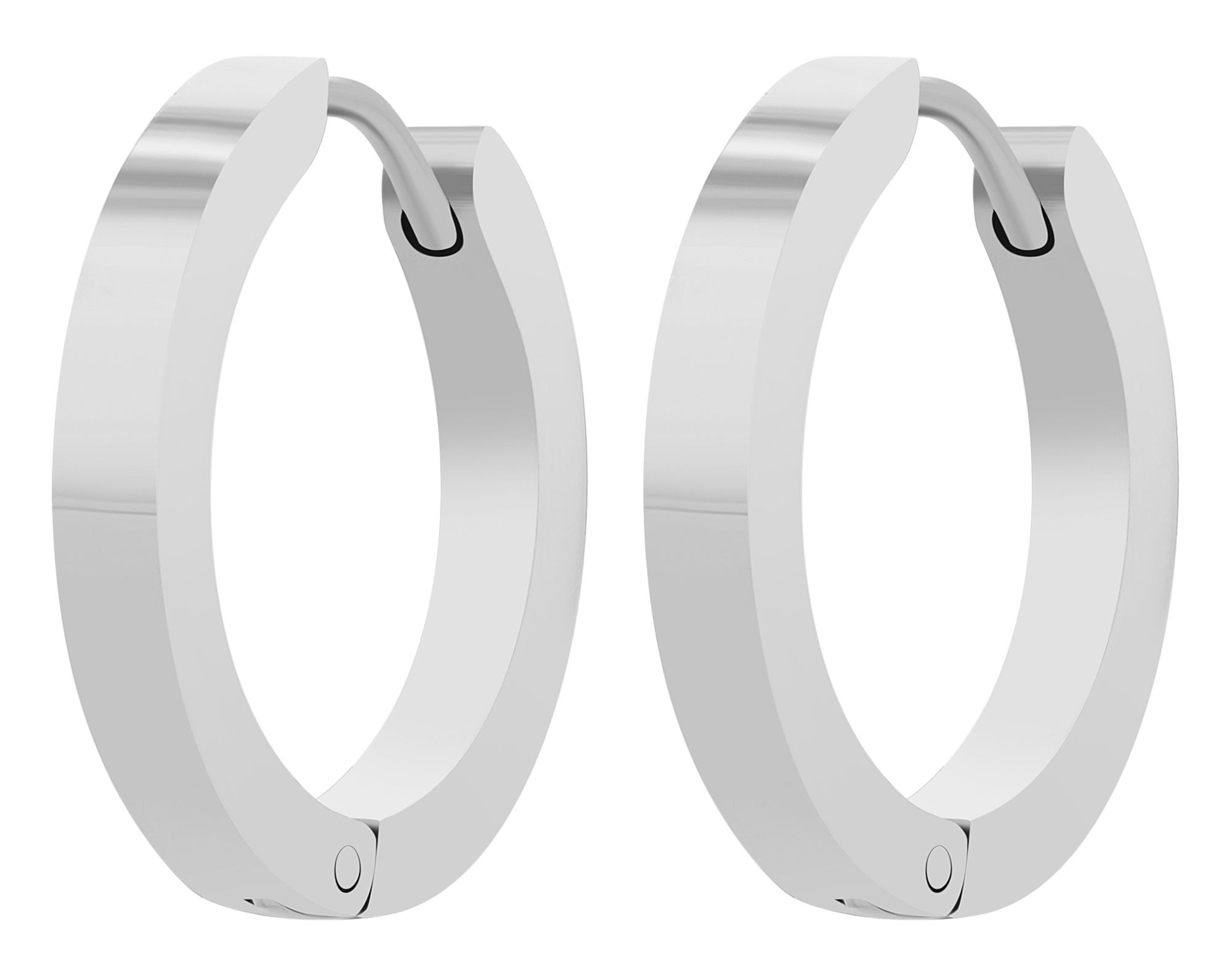 Adelia´s Paar Creolen »Damen Ohrringe – Creole aus Edelstahl« Zum Verschenken an Menschen, die Ihnen am Herzen liegen