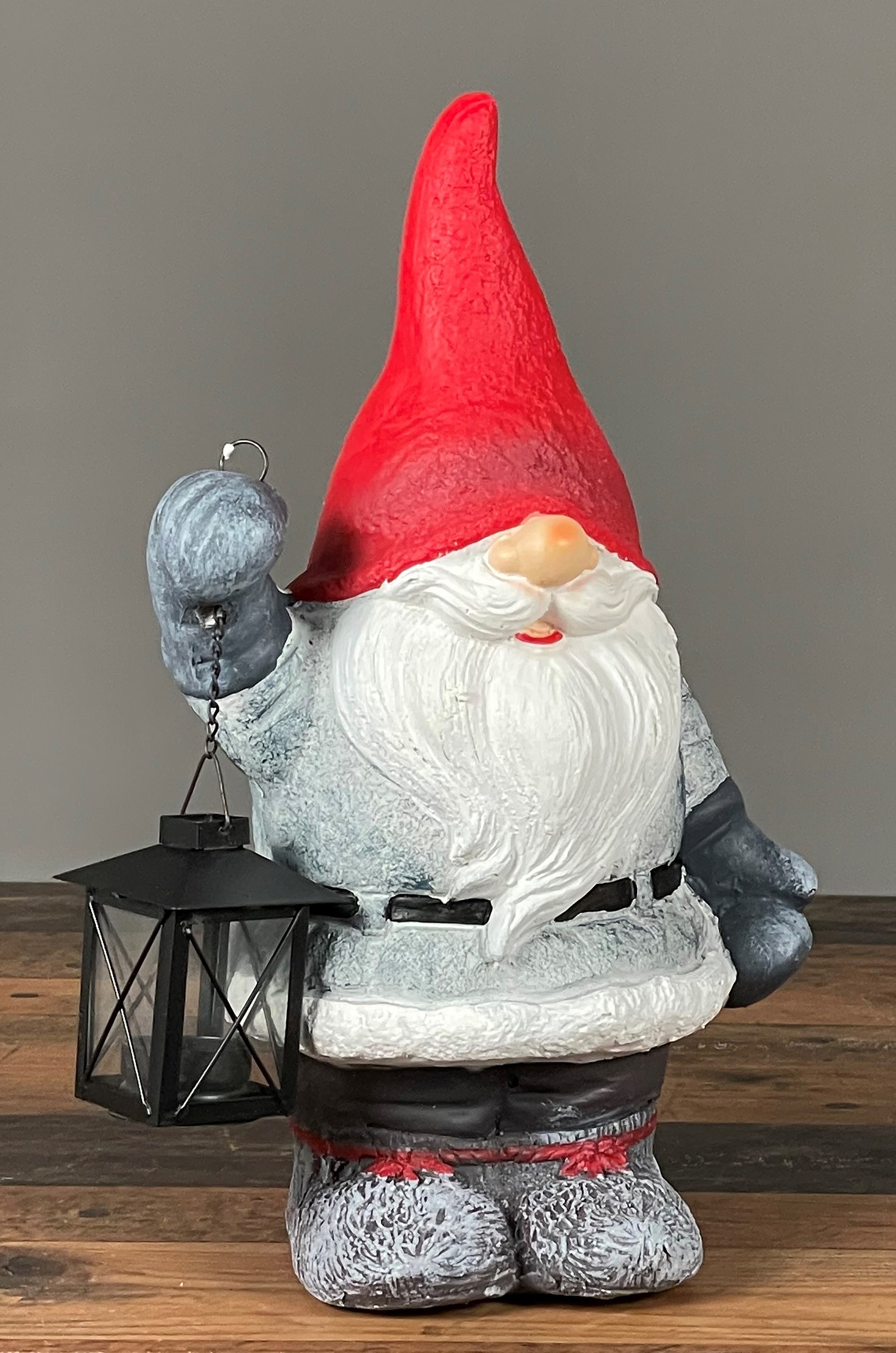 HOSSNER - HOMECOLLECTION Weihnachtsfigur »Wichtel, Weihnachtsdeko«, Wichtelfigur mit Laterne