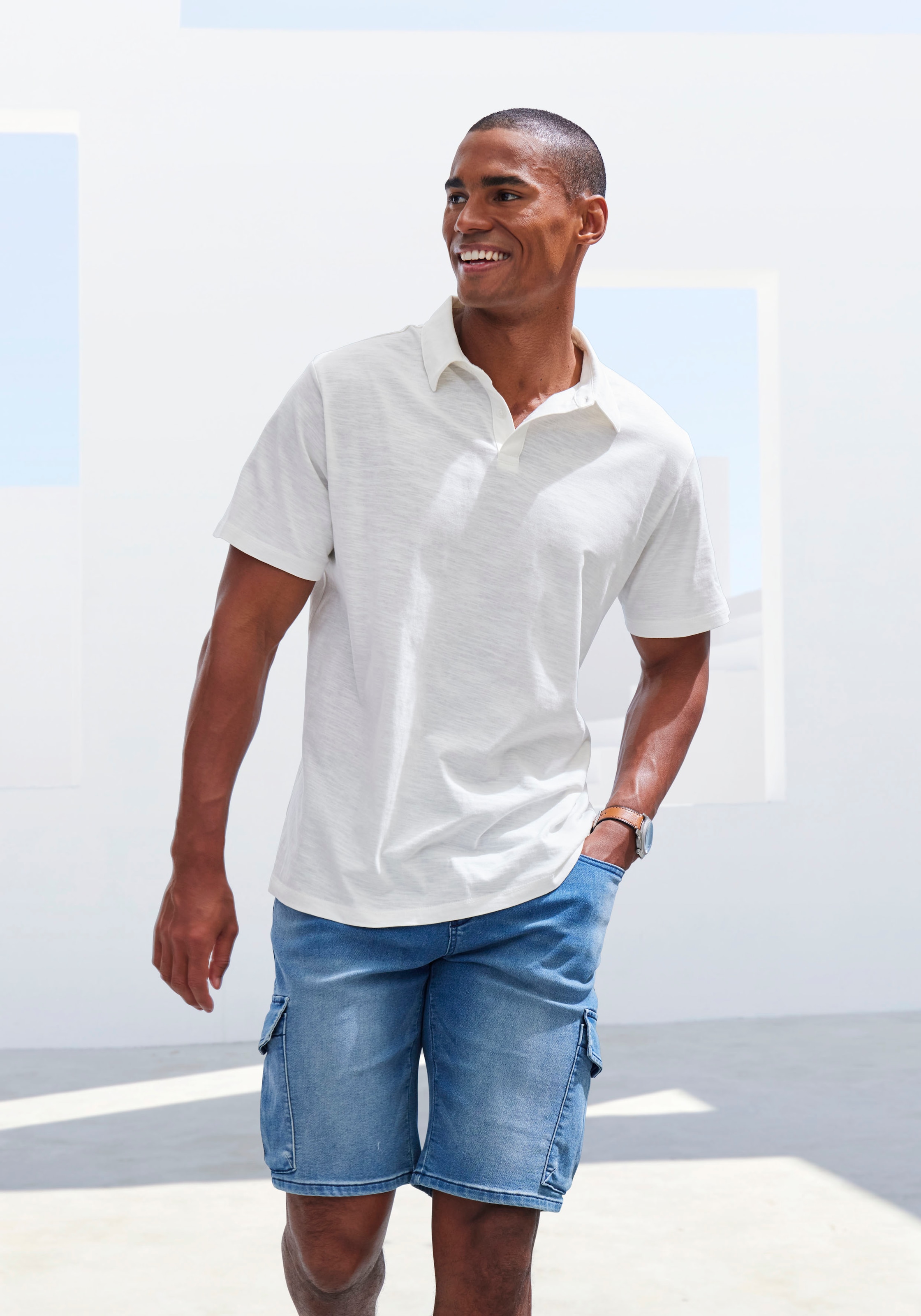 John Devin Poloshirt, aus besonderer slub-yarn Qualität