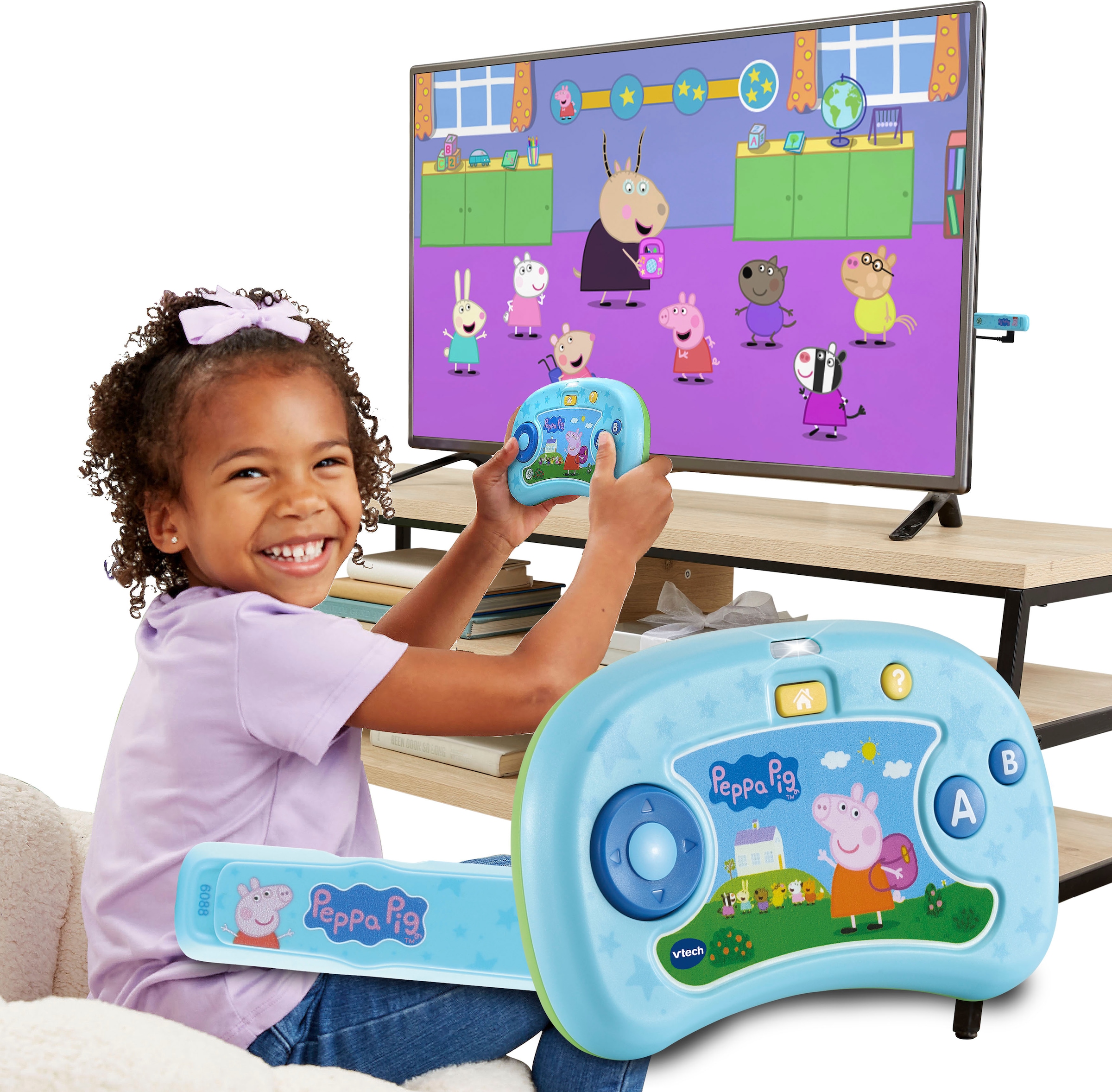 Vtech® Kindercomputer »Peppa Pig, ABC Smile TV-Lernkonsole«