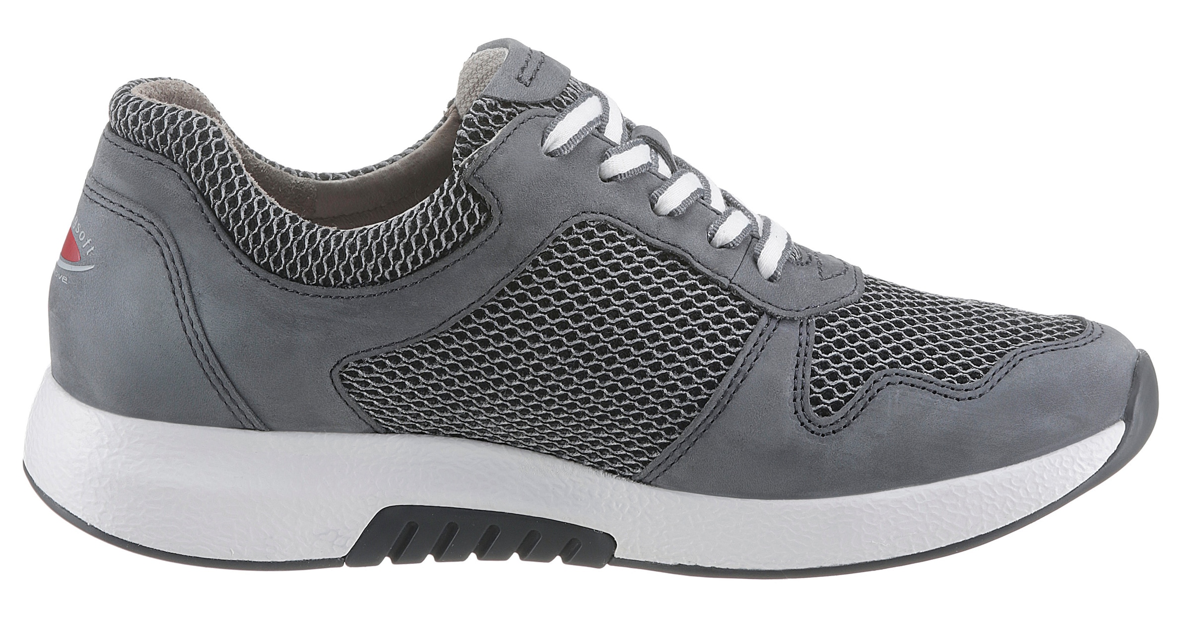 Gabor Rollingsoft Keilsneaker, mit OPTIFIT-Wechselfußbett, Freizeitschuh, Halbschuh, Schnürschuh