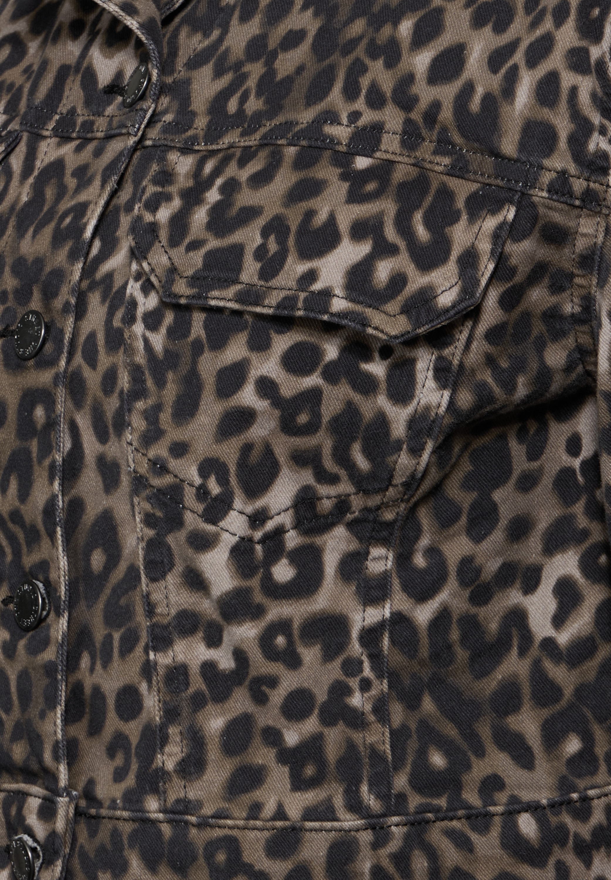 STREET ONE STUDIO Kurzjacke, ohne Kapuze, aus Baumwolle mit Stretchanteil