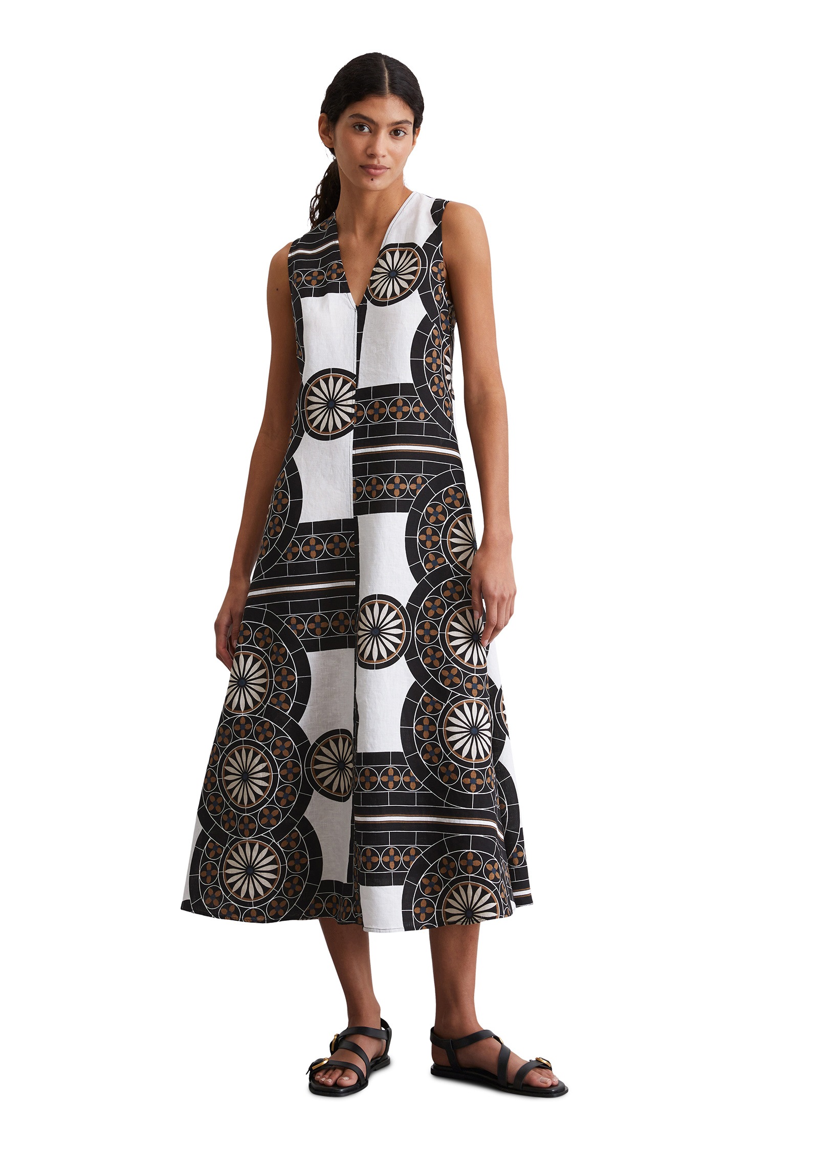 Marc O'Polo Midikleid »mit Print-Muster«