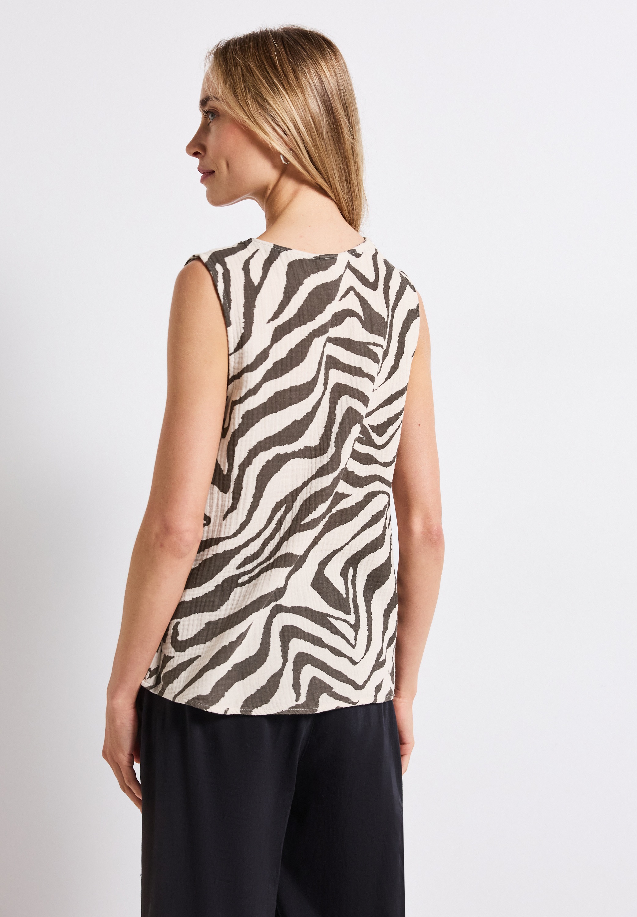 STREET ONE Blusentop, mit allover Print günstig online kaufen