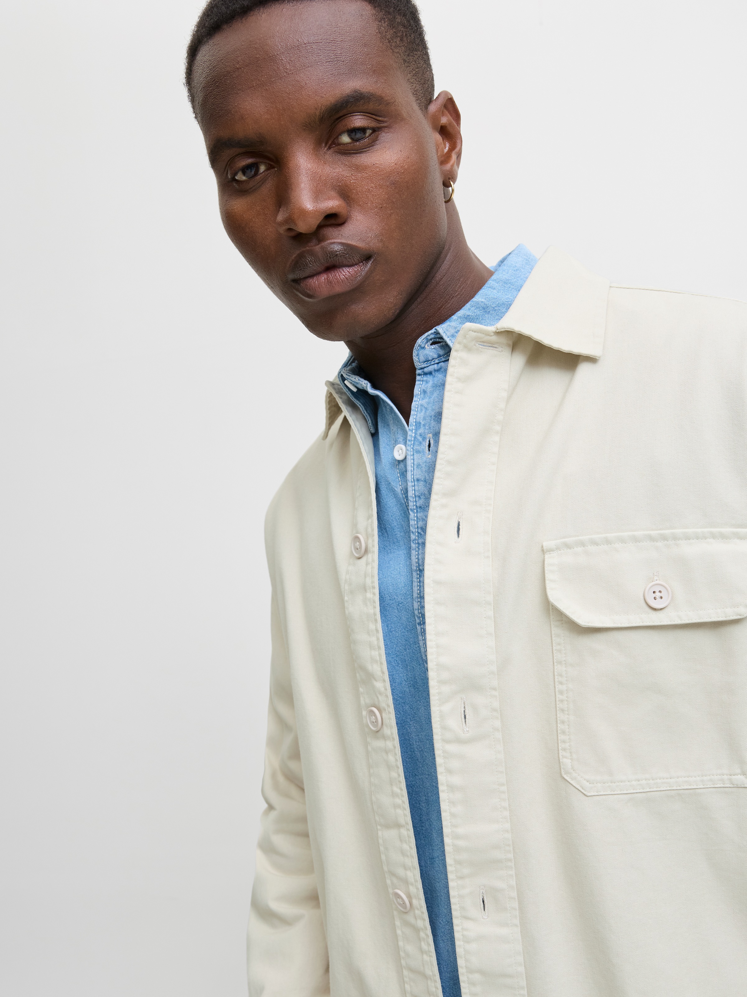 Jack & Jones Langarmhemd "JJEDOVER OVERSHIRT LS SN" günstig online kaufen