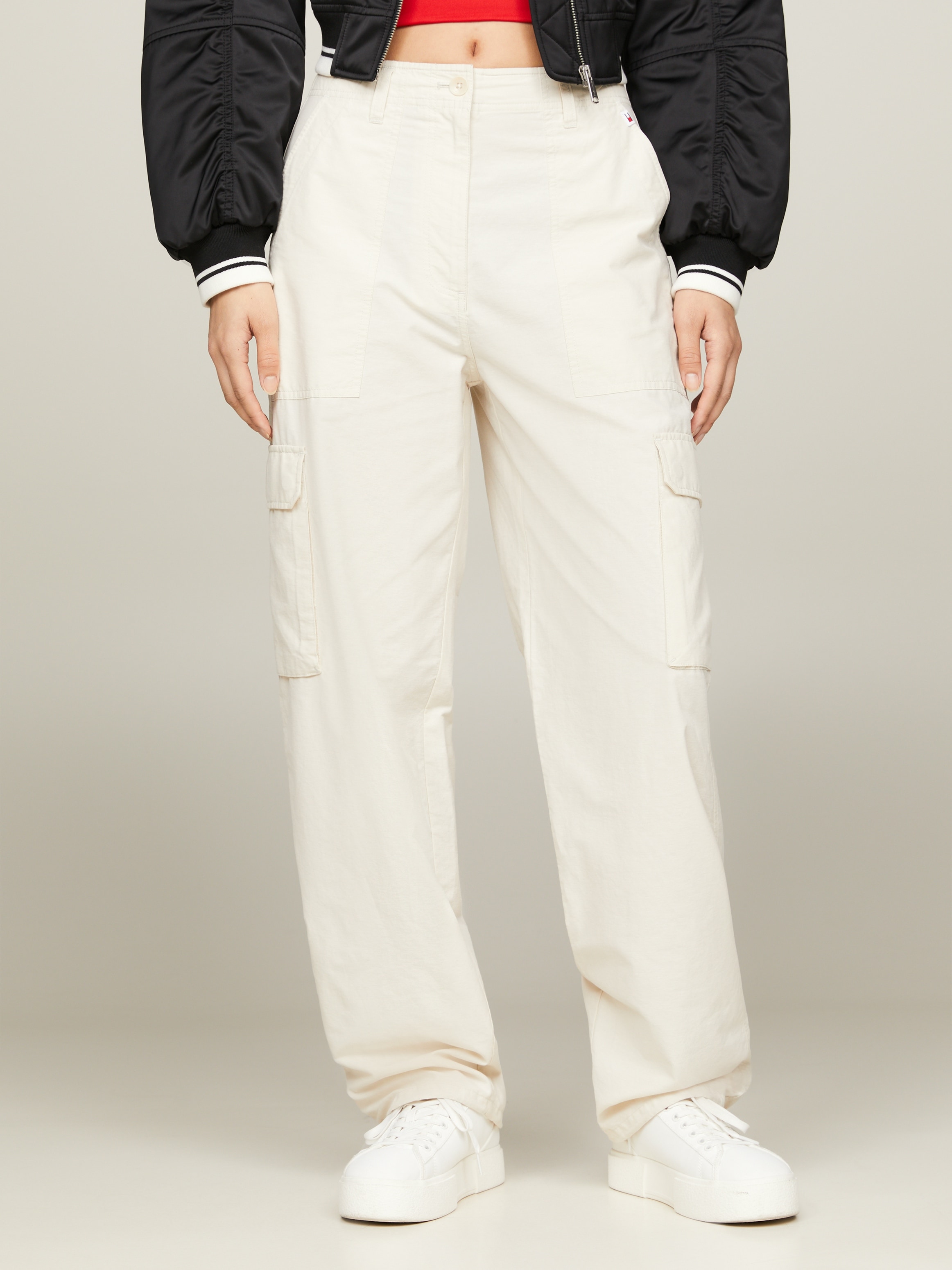 Tommy Jeans Cargohose »TJW HARPER HR CARGO PANT«, mit großen aufgesetzten Taschen