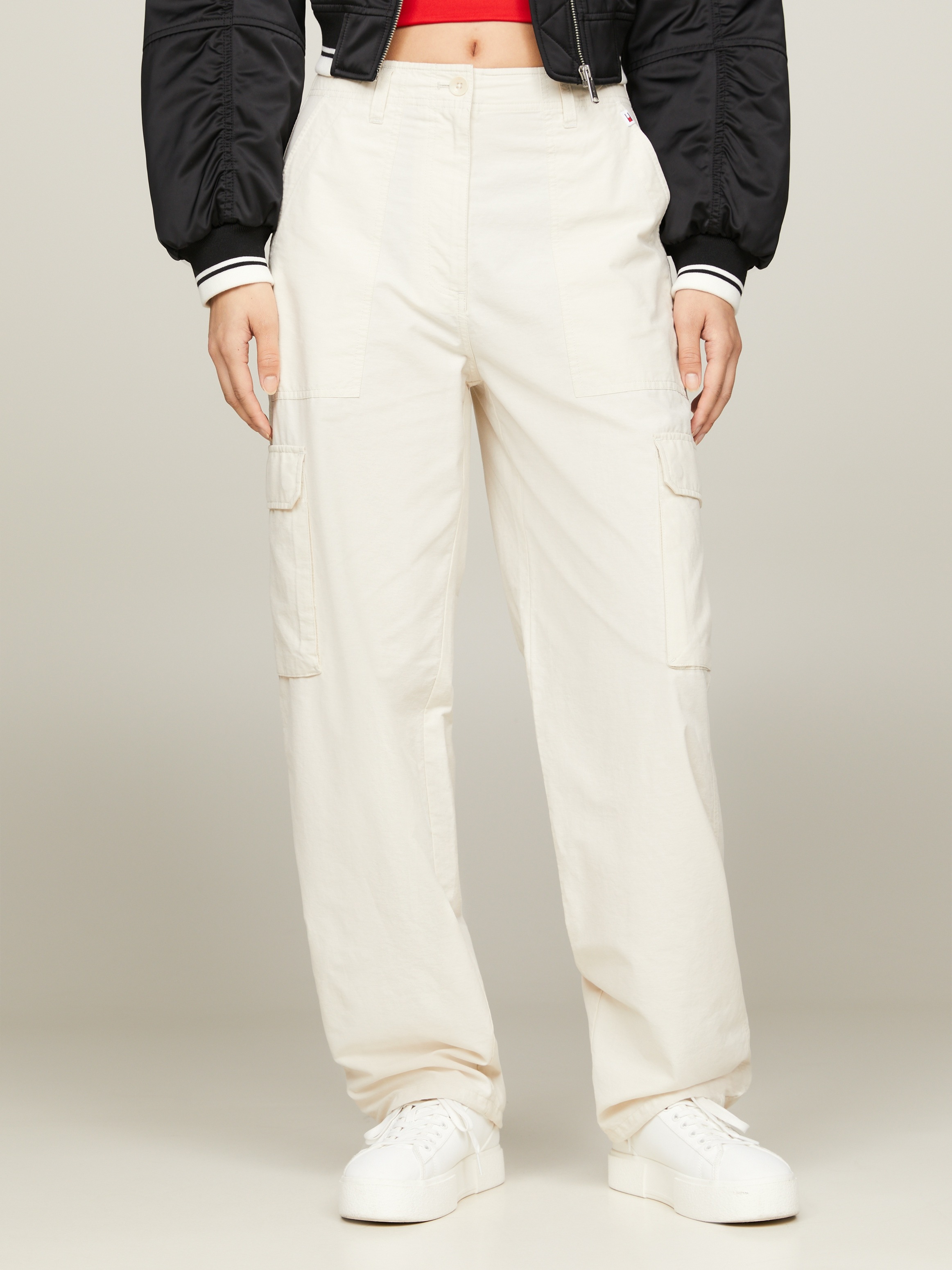 Tommy Jeans Cargohose "TJW HARPER HR CARGO PANT", mit großen aufgesetzten T günstig online kaufen