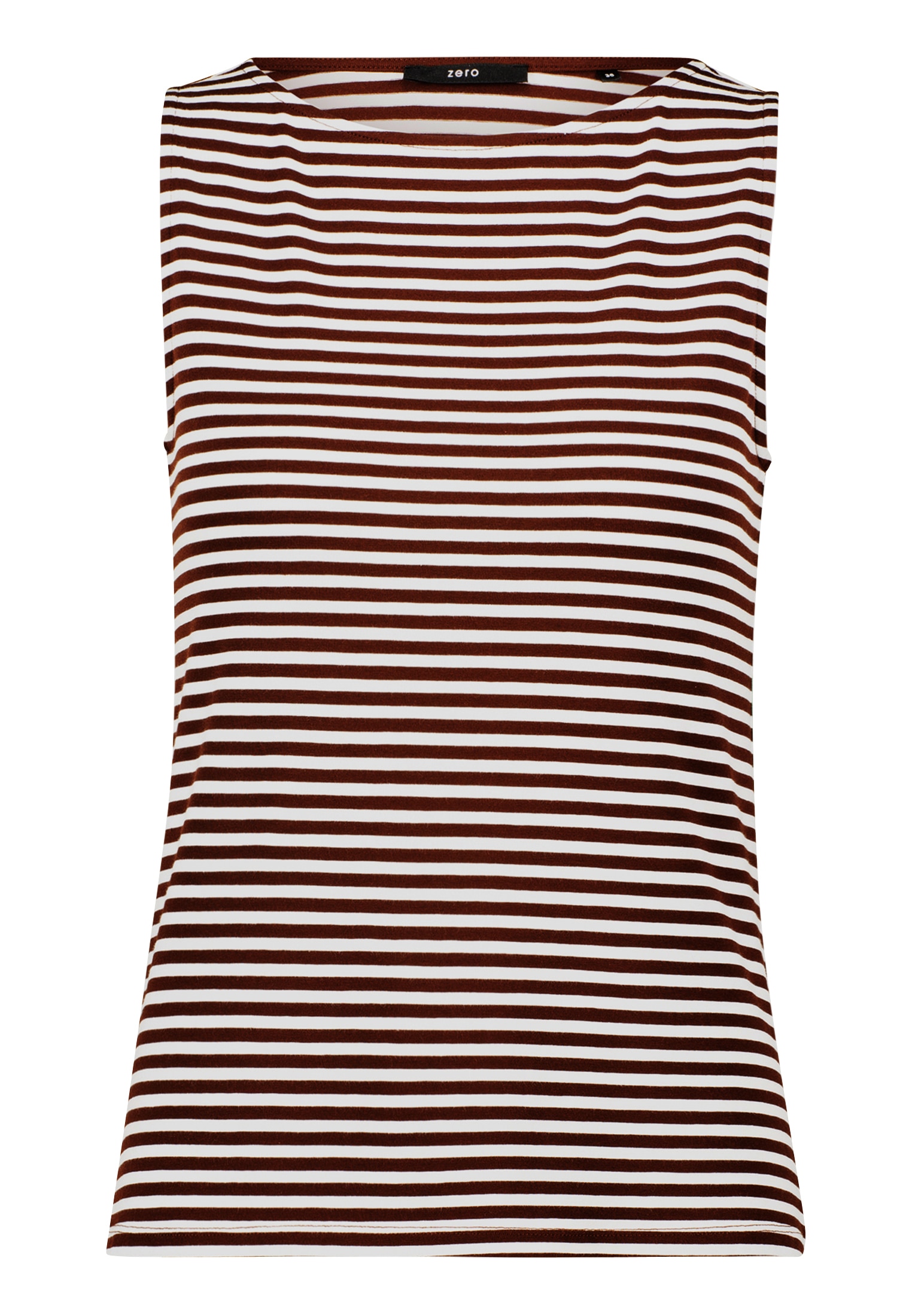 Zero Tanktop »zero Streifentop mit U-Bootausschnitt«, Plain/ohne Details